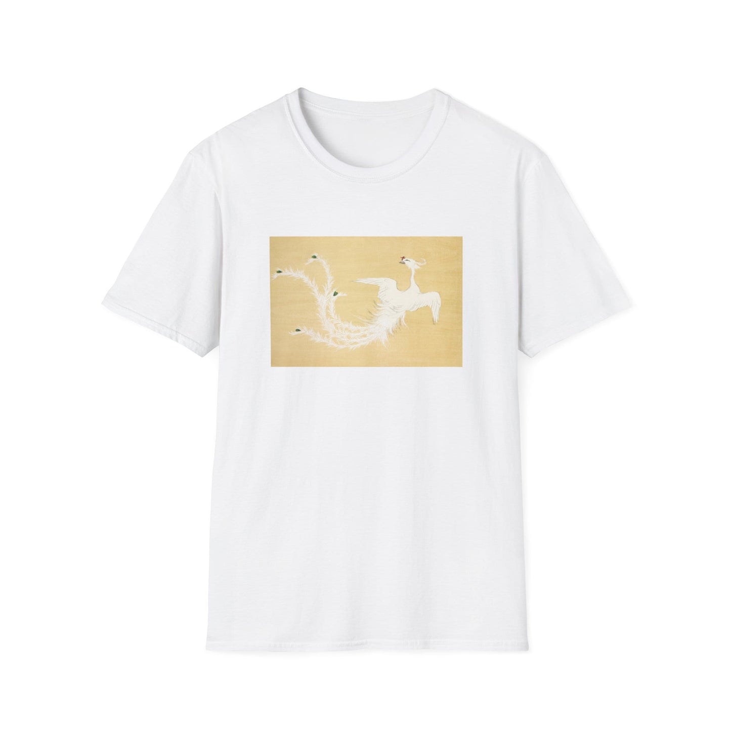 Kamisaka Sekka artist, Bird from Momoyogusa Flowers of a Hundred Generations T shirt from famous Japanese woodblock print