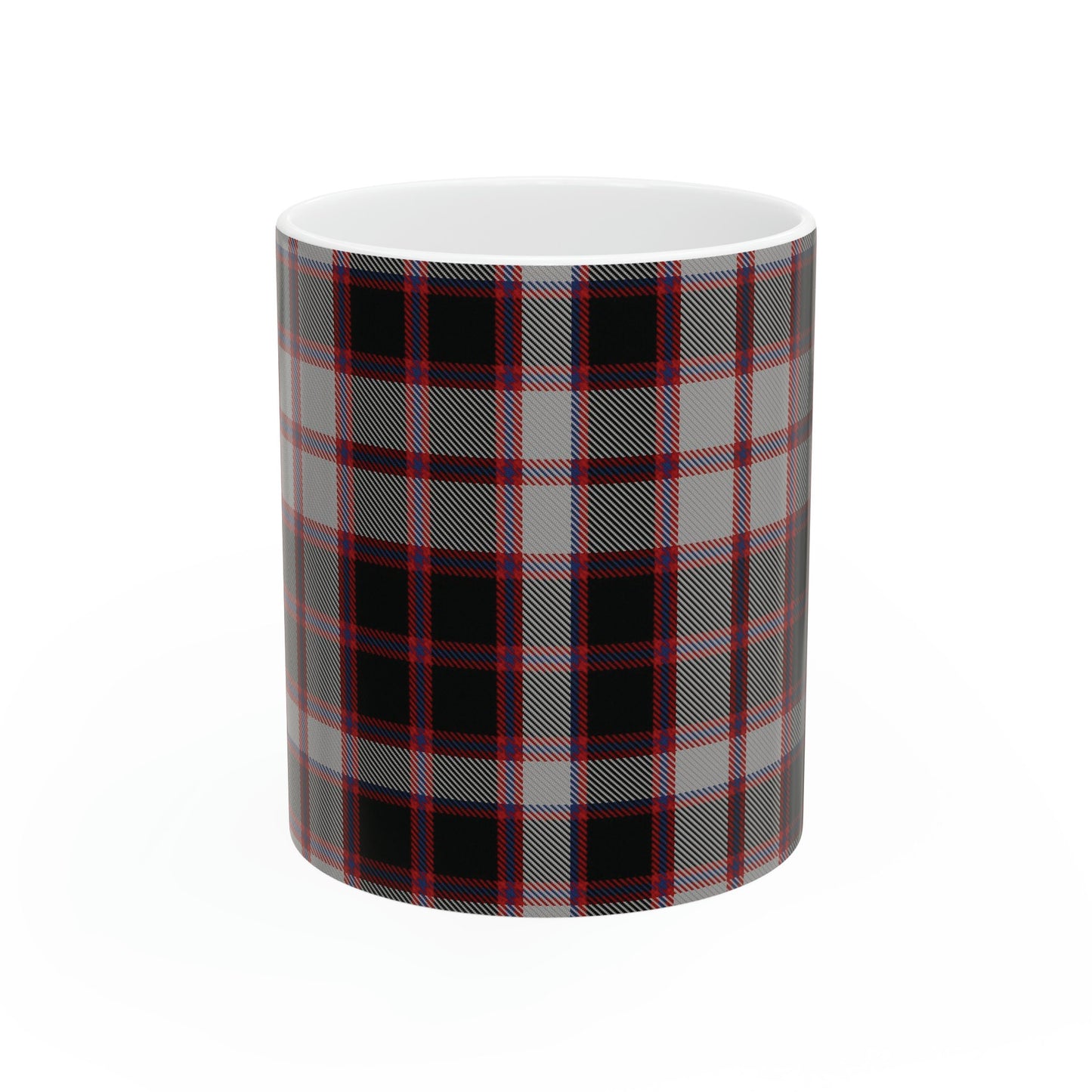 MacPherson clan 2. The elegant and colourful tartan on this mug is taken from the Scottish Register of Tartans based in Scotland.