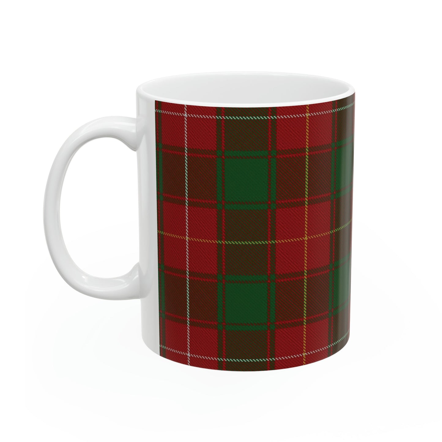 MacPhie clan. The elegant and colourful tartan on this mug is taken from the Scottish Register of Tartans based in Scotland.