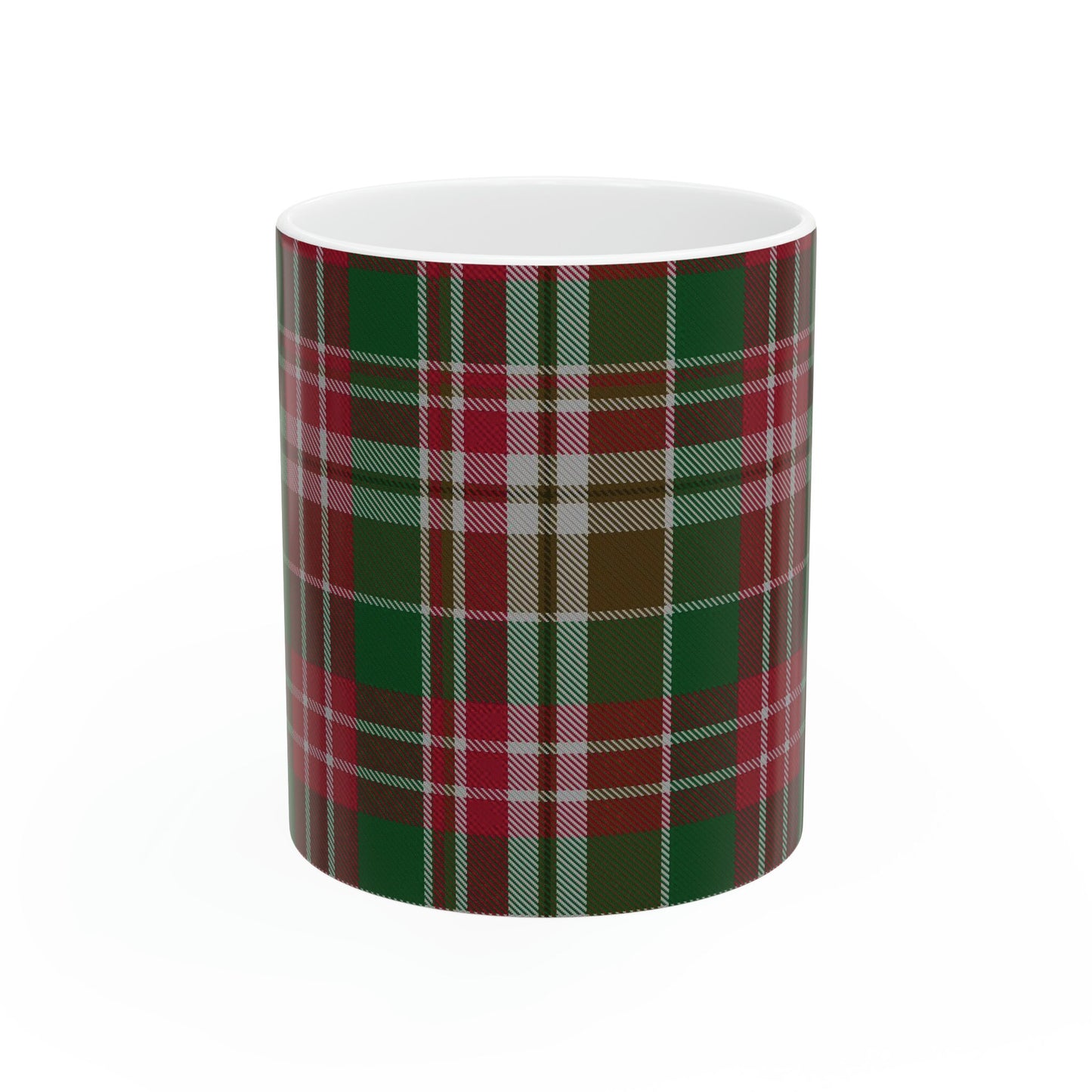 MacPherson clan. The elegant and colourful tartan on this mug is taken from the Scottish Register of Tartans based in Scotland.