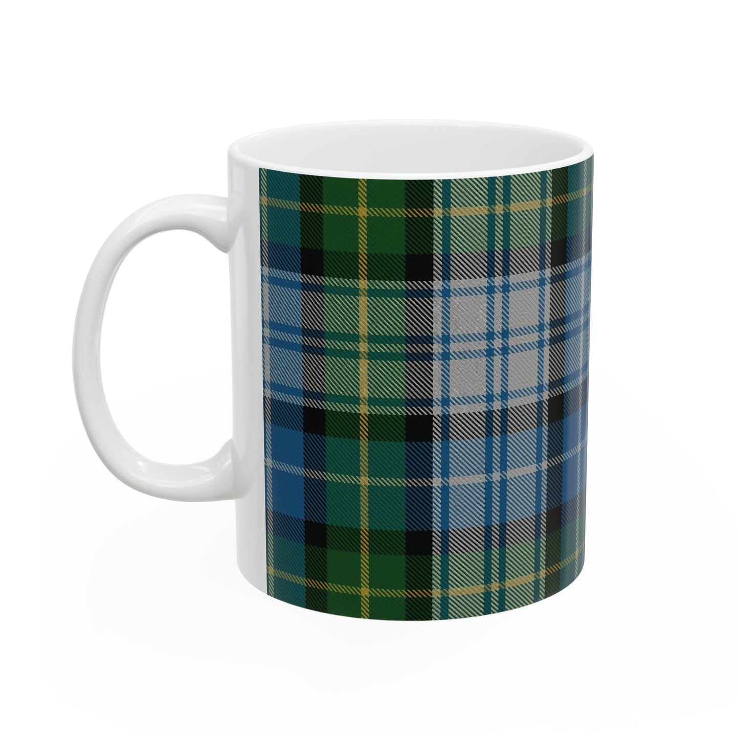 MacNeil dress. The elegant and colourful tartan on this mug is taken from the Scottish Register of Tartans based in Scotland.