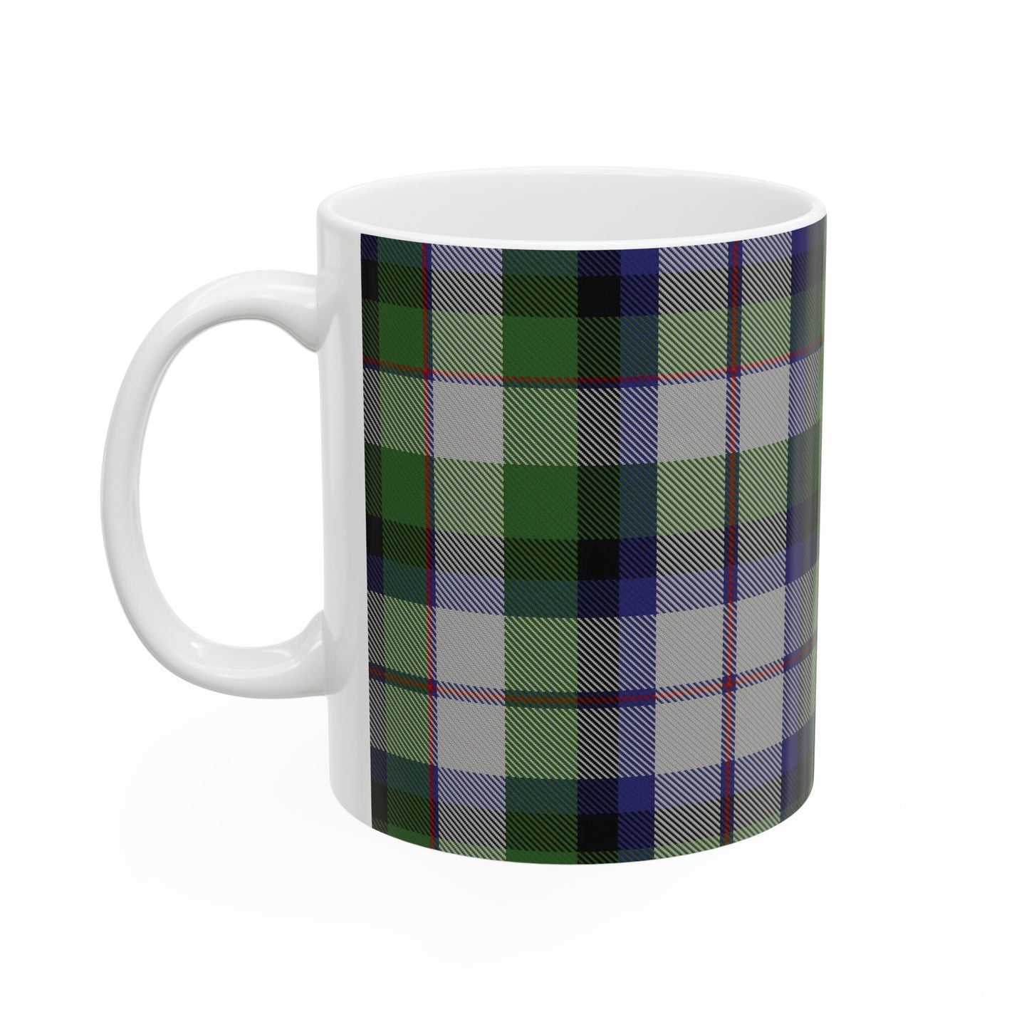 MacNaughton dress. The elegant and colourful tartan on this mug is taken from the Scottish Register of Tartans based in Scotland.