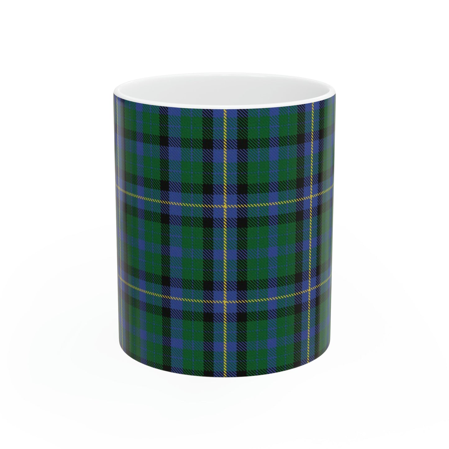 Mackay clan. The elegant and colourful tartan on this mug is taken from the Scottish Register of Tartans based in Scotland.