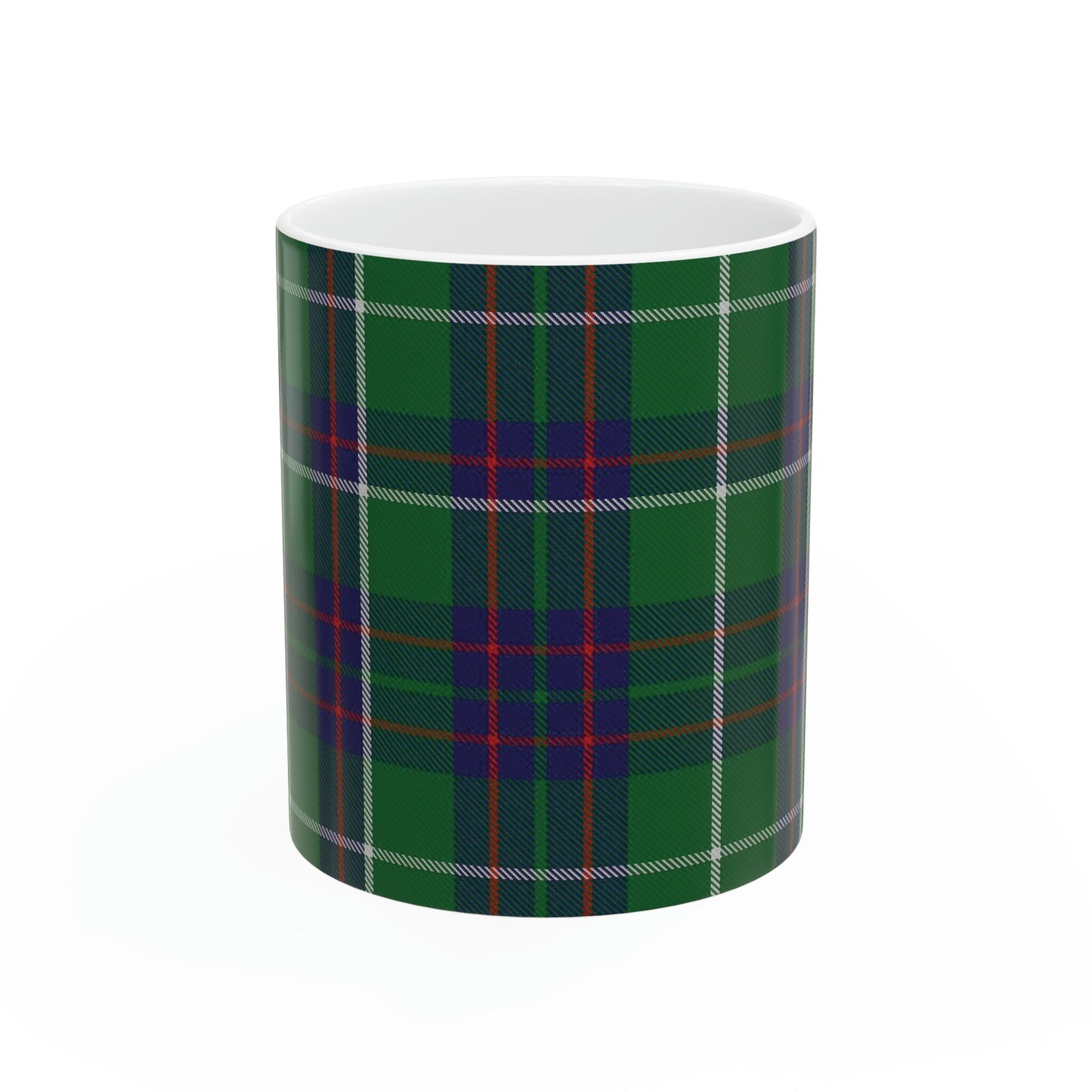 MacIntyre hunting. The elegant and colourful tartan on this mug is taken from the Scottish Register of Tartans based in Scotland.