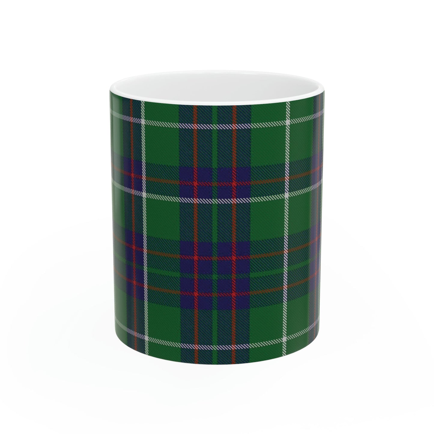MacIntyre hunting. The elegant and colourful tartan on this mug is taken from the Scottish Register of Tartans based in Scotland.