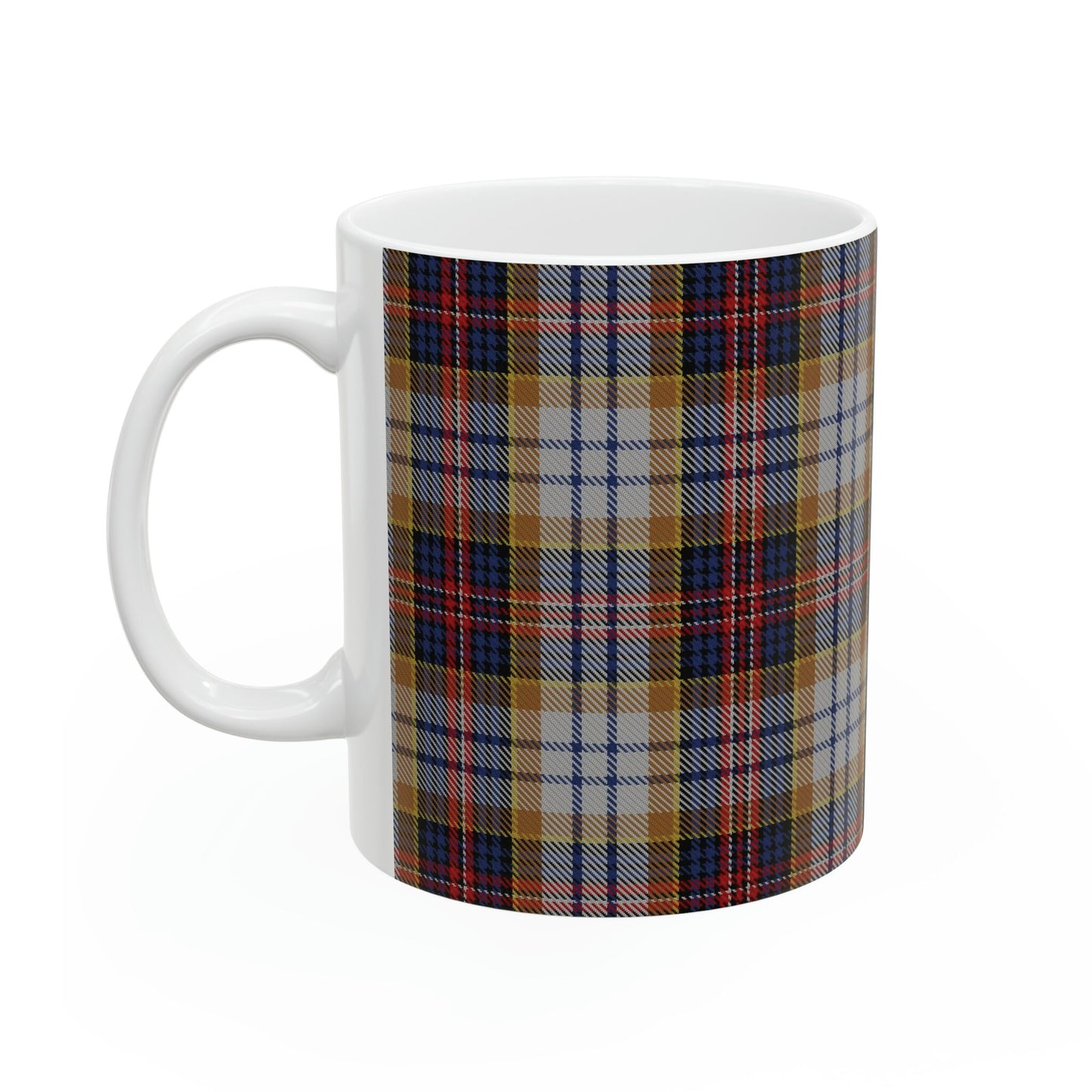 MacInnes ancient hunting. The elegant and colourful tartan on this mug is taken from the Scottish Register of Tartans based in Scotland.