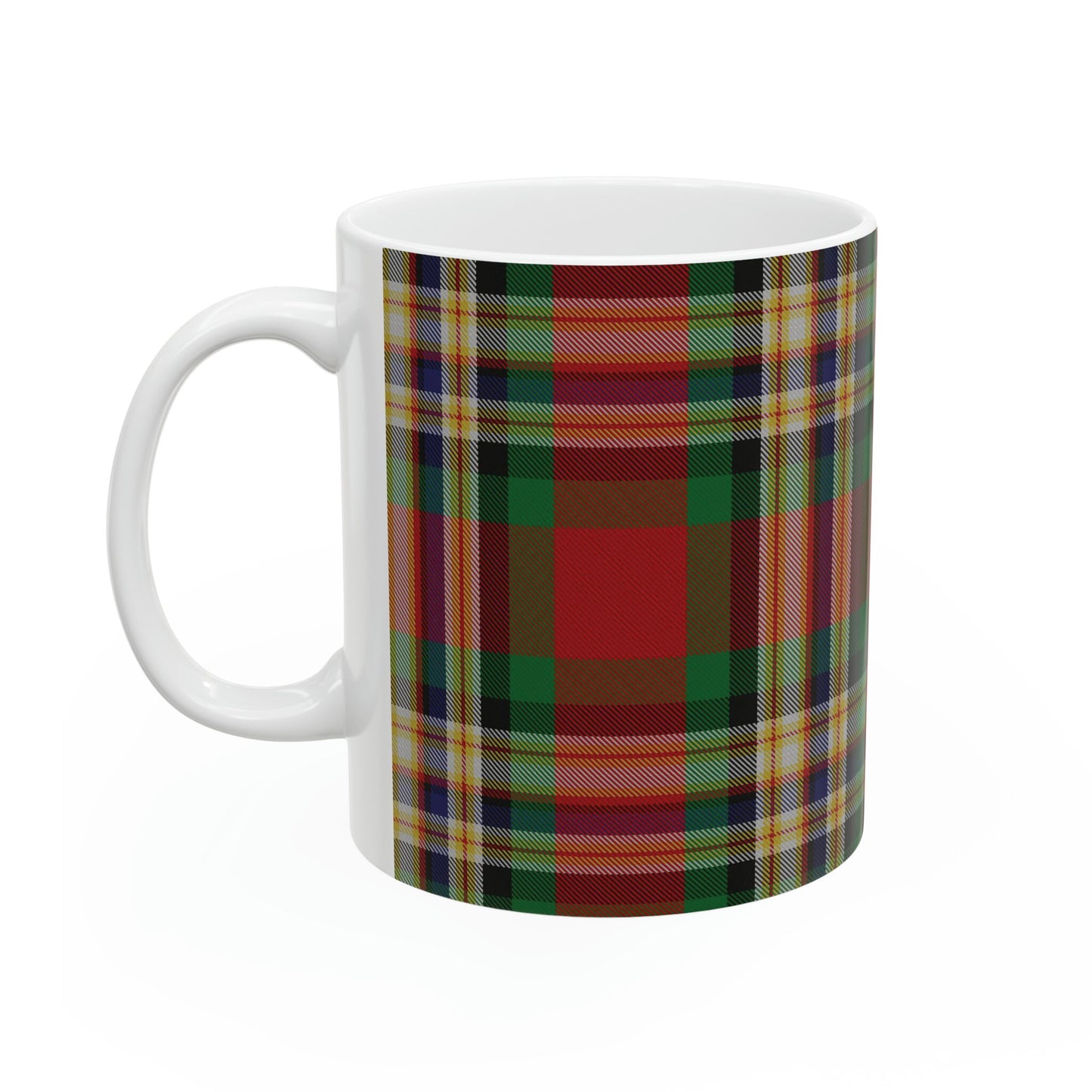 Macgill clan. The elegant and colourful tartan on this mug is taken from the Scottish Register of Tartans based in Scotland.