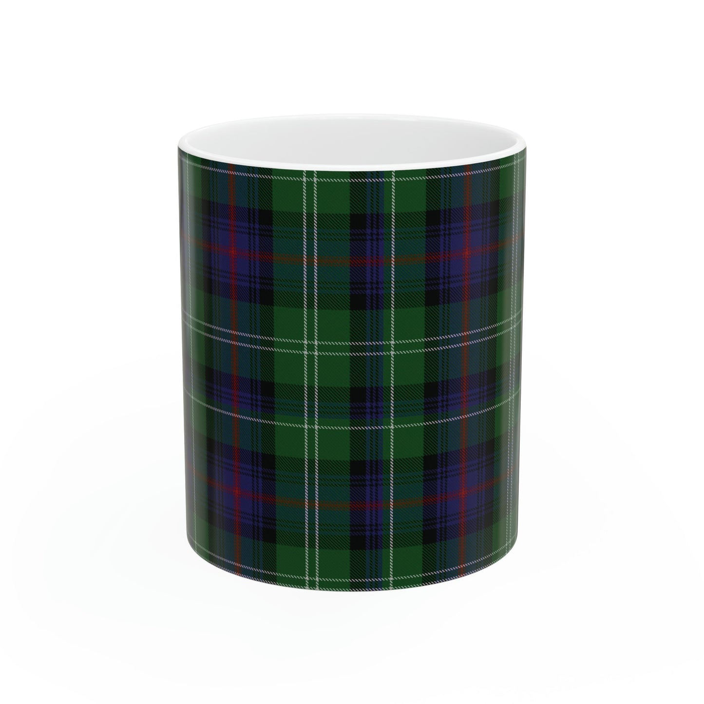 Sutherland clan. The elegant and colourful tartan on this mug is taken from the Scottish Register of Tartans based in Scotland.