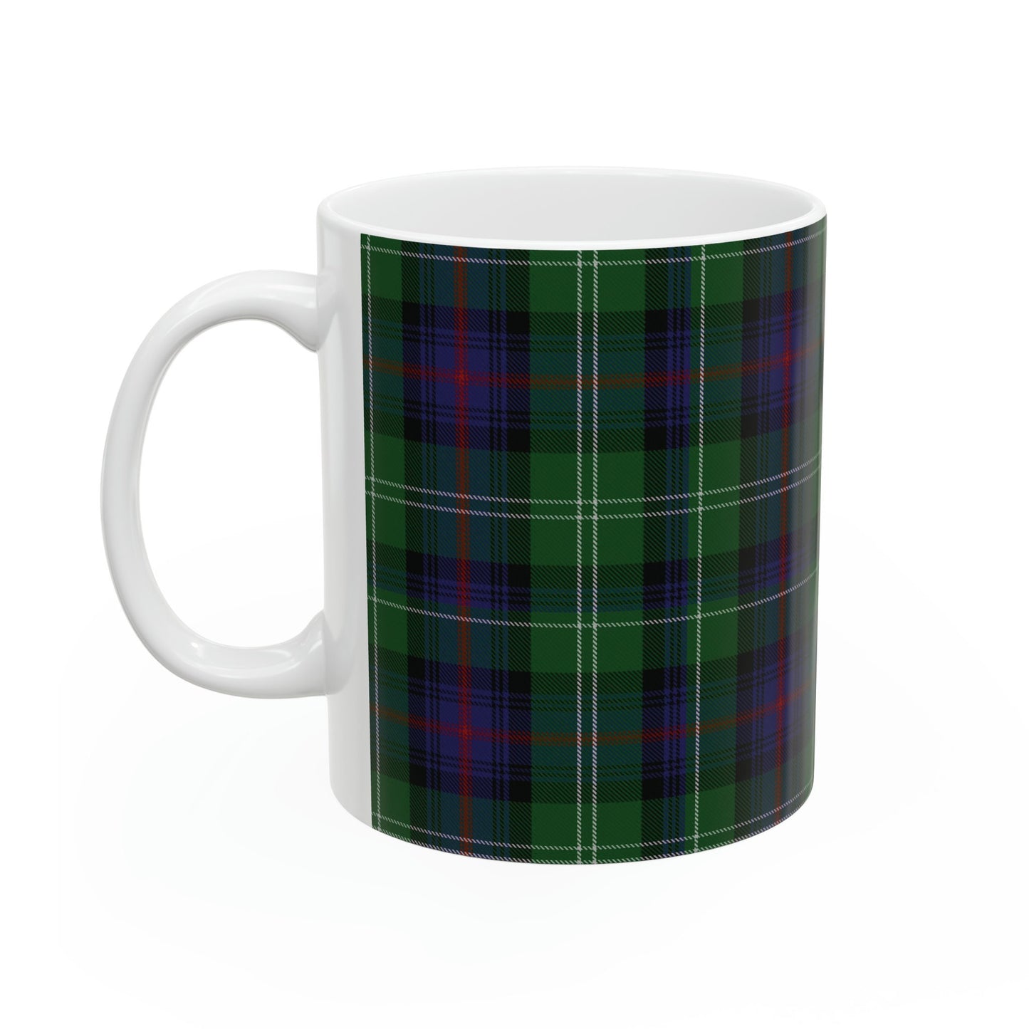 Sutherland clan. The elegant and colourful tartan on this mug is taken from the Scottish Register of Tartans based in Scotland.