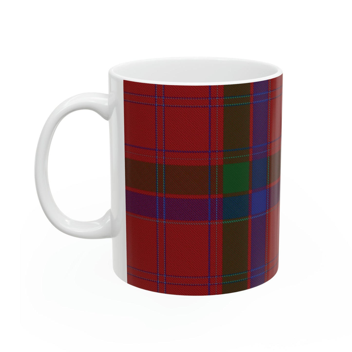 MacGillivary clan. The elegant and colourful tartan on this mug is taken from the Scottish Register of Tartans based in Scotland.