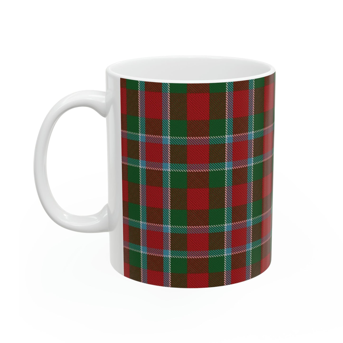 Menzies clan 2. The elegant and colourful tartan on this mug is taken from the Scottish Register of Tartans based in Scotland.