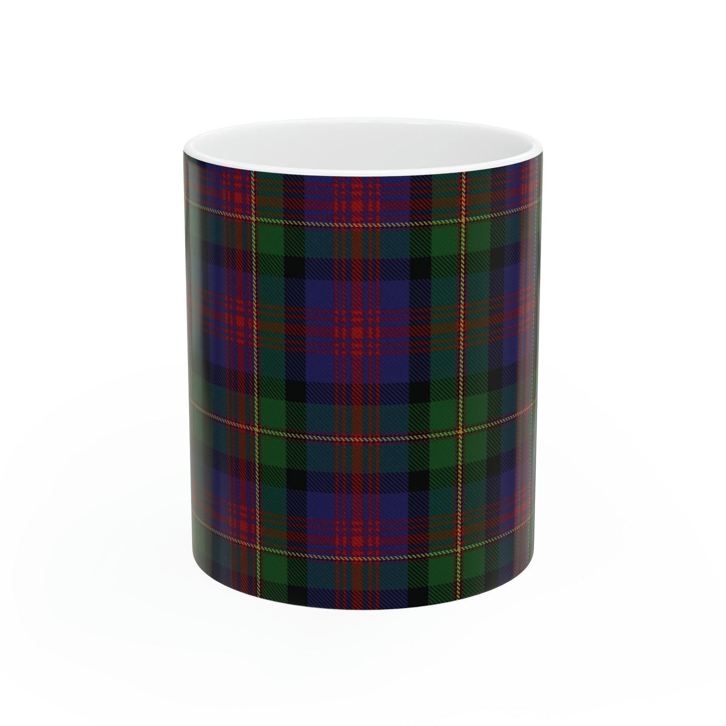 Logan clan. The elegant and colourful tartan on this mug is taken from the Scottish Register of Tartans based in Scotland.
