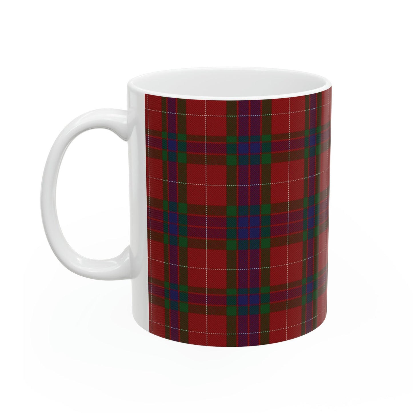 Fraser clan. The elegant and colourful tartan on this mug is taken from the Scottish Register of Tartans based in Scotland.