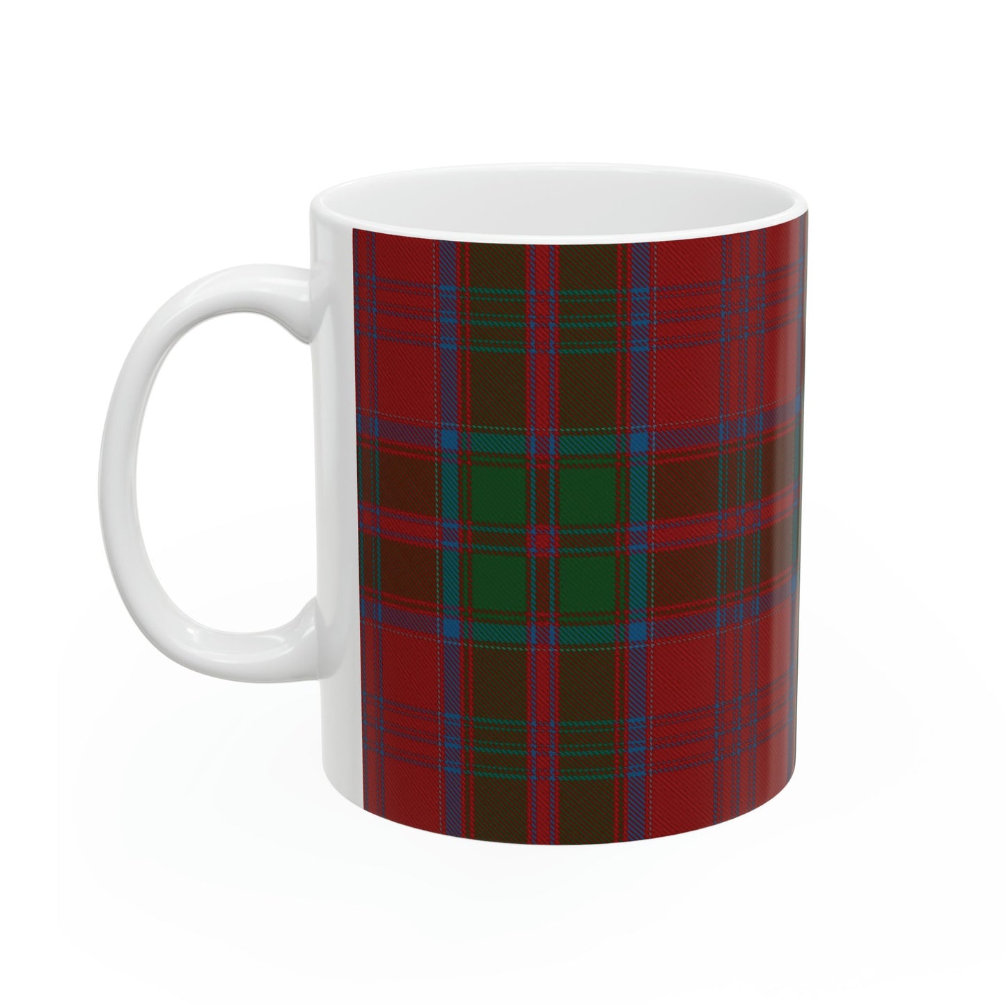 Drummond clan. The elegant and colourful tartan on this mug is taken from the Scottish Register of Tartans based in Scotland.