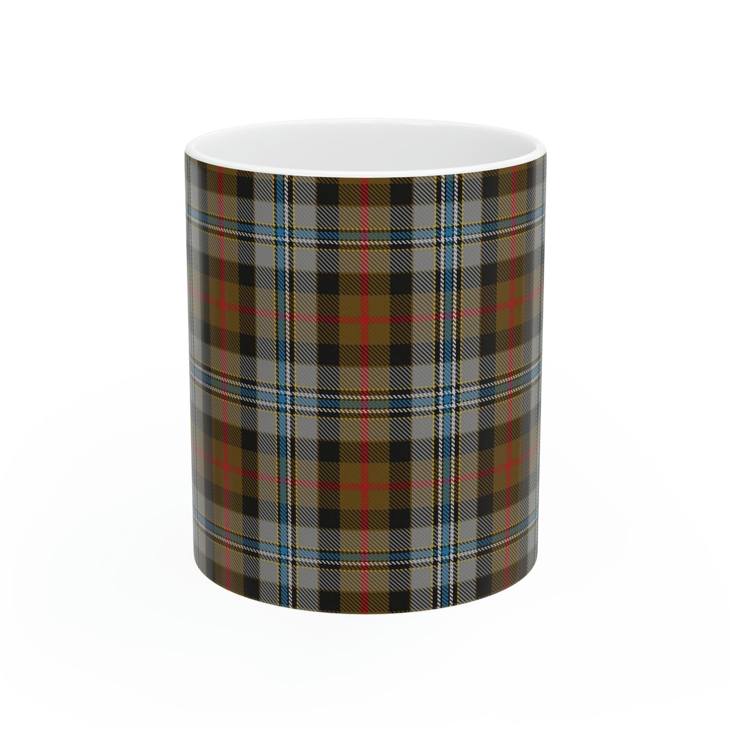 Campbell hunting. The elegant and colourful tartan on this mug is taken from the Scottish Register of Tartans based in Scotland.