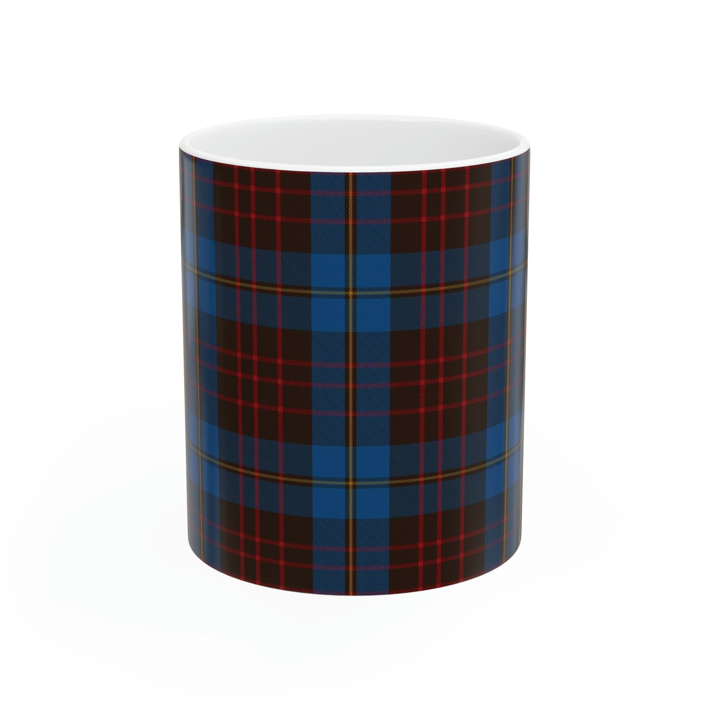 Cameron hunting. The elegant and colourful tartan on this mug is taken from the Scottish Register of Tartans based in Scotland.
