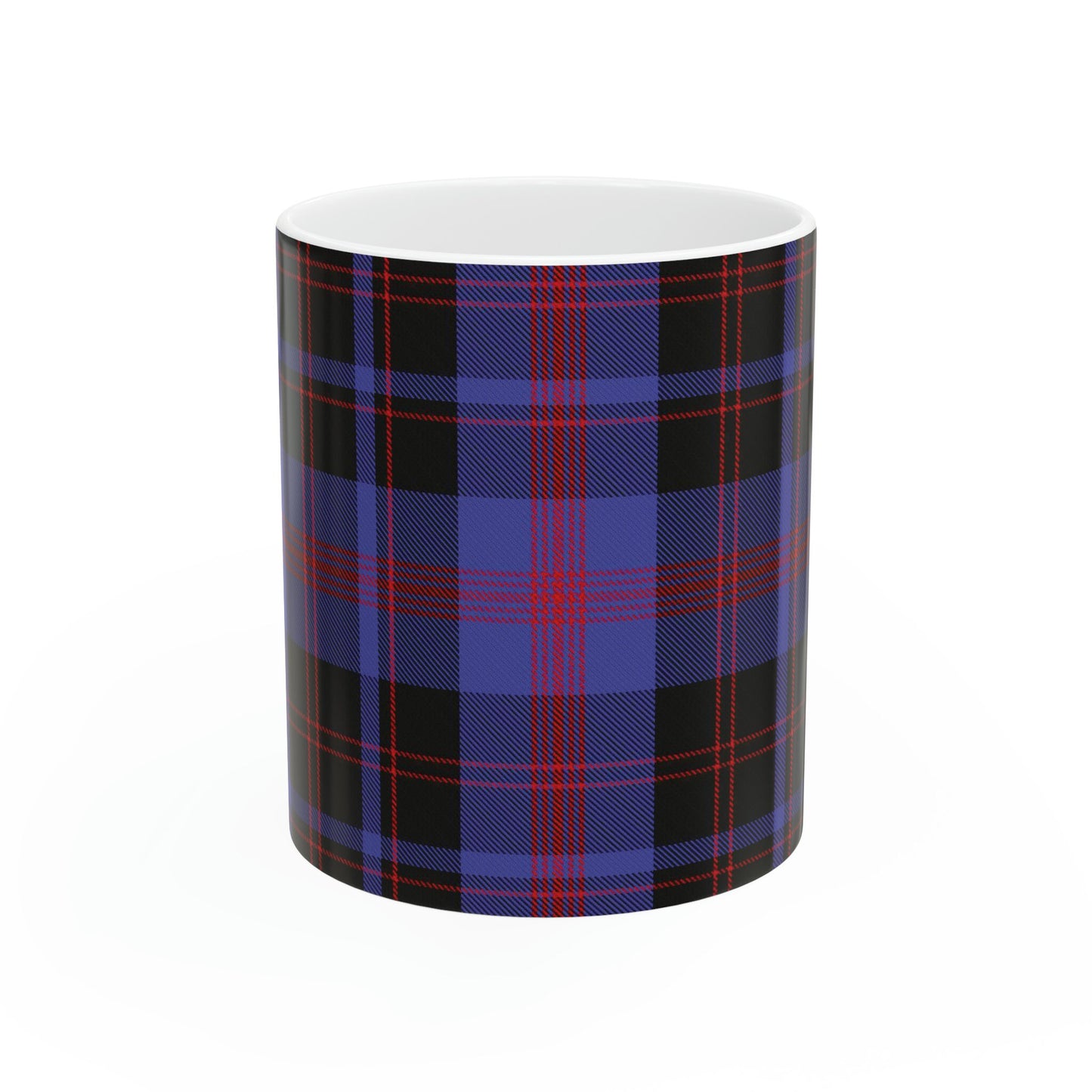 Angus. The elegant and colourful tartan on this mug is taken from the Scottish Register of Tartans based in Scotland.