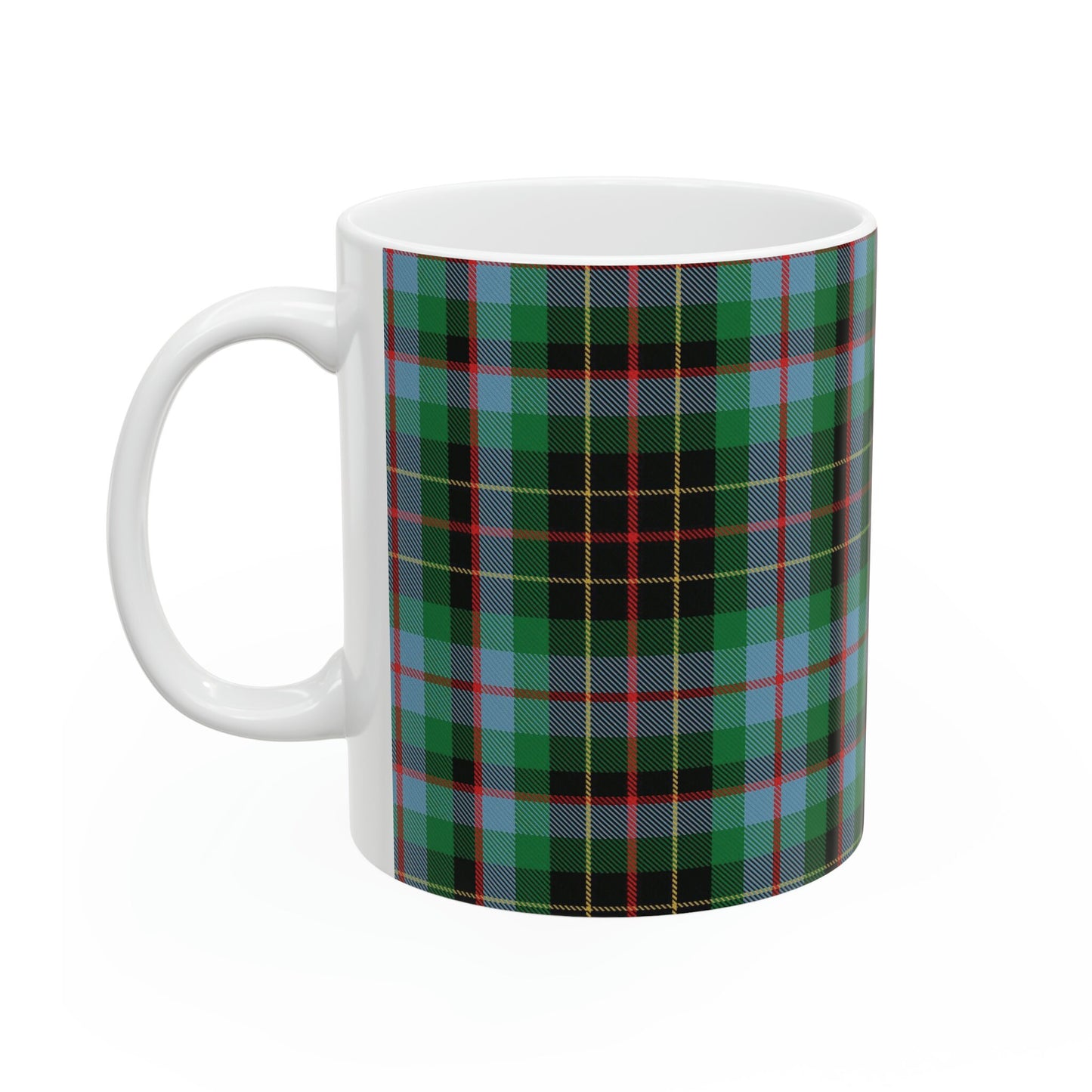 Brodie hunting. The elegant and colourful tartan on this mug is taken from the Scottish Register of Tartans based in Scotland.