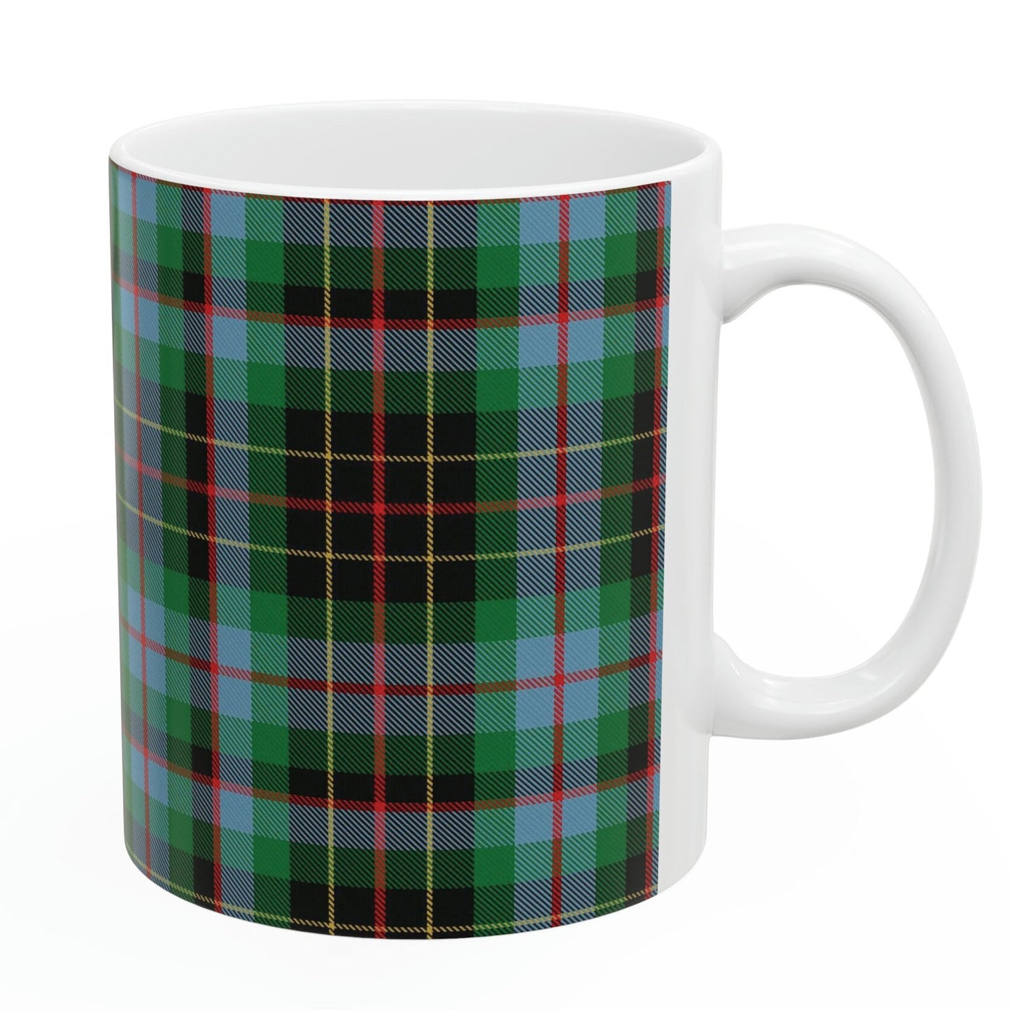 Brodie hunting. The elegant and colourful tartan on this mug is taken from the Scottish Register of Tartans based in Scotland.