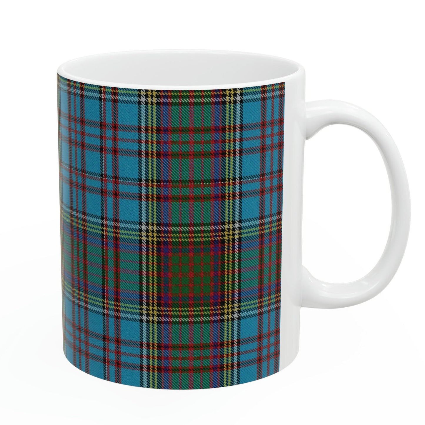 Anderson. The elegant and colourful tartan on this mug is taken from the Scottish Register of Tartans based in Scotland.
