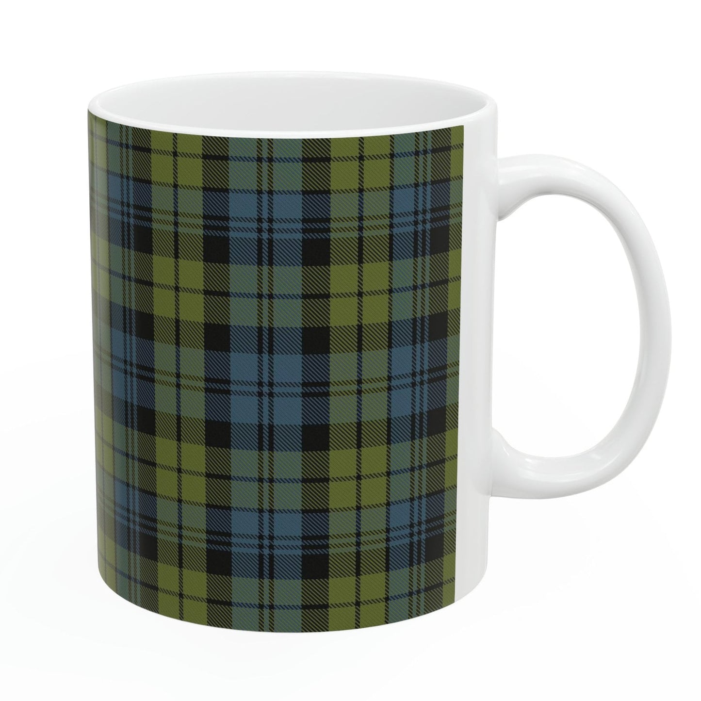 Campbell clan. The elegant and colourful tartan on this mug is taken from the Scottish Register of Tartans based in Scotland.