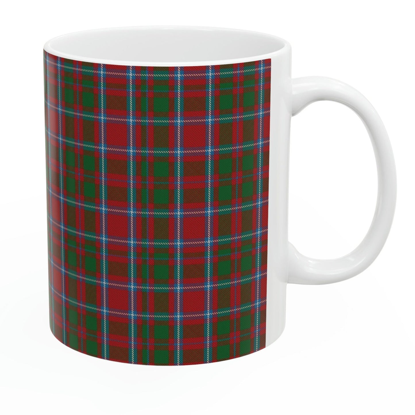 Chisholm clan. The elegant and colourful tartan on this mug is taken from the Scottish Register of Tartans based in Scotland.
