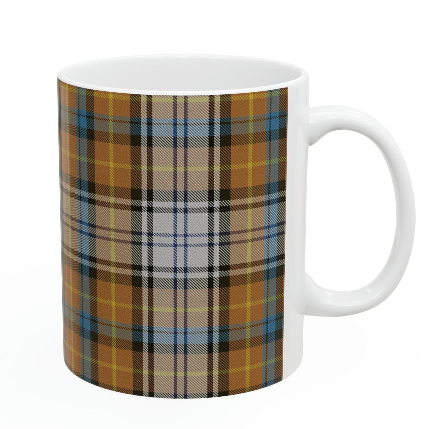 Gordon dress. The elegant and colourful tartan on this mug is taken from the Scottish Register of Tartans based in Scotland.