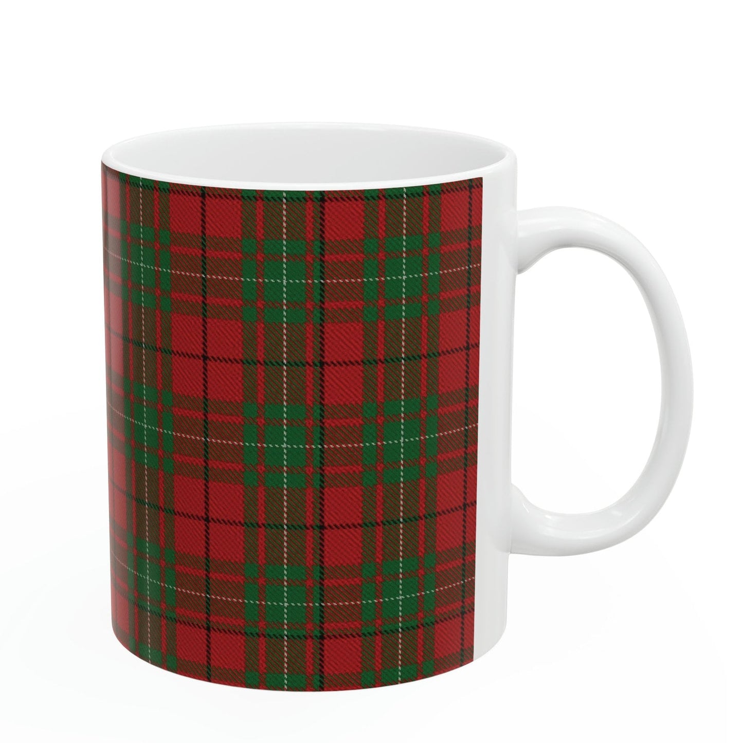 MacAulay clan. The elegant and colourful tartan on this mug is taken from the Scottish Register of Tartans based in Scotland.
