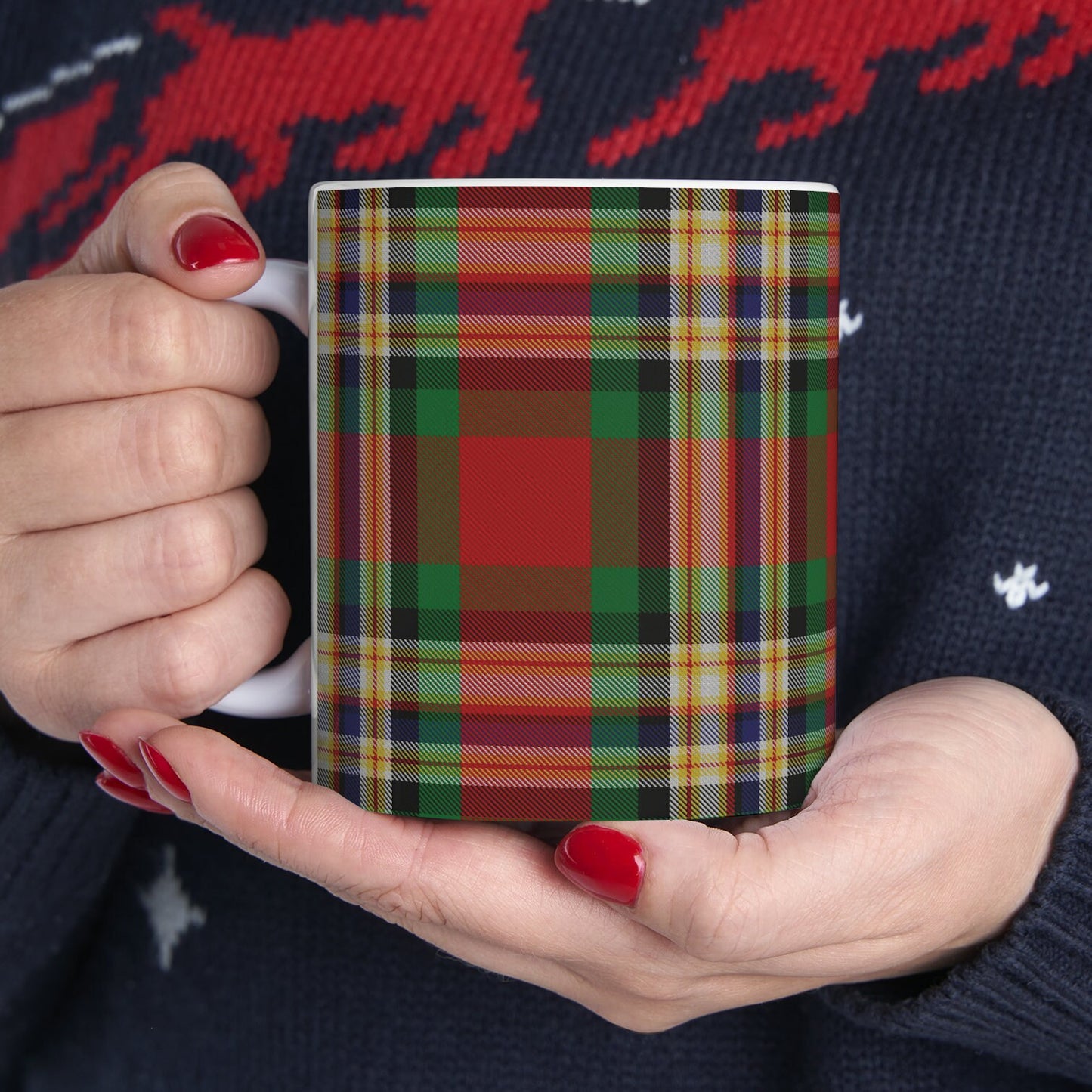 Macgill clan. The elegant and colourful tartan on this mug is taken from the Scottish Register of Tartans based in Scotland.