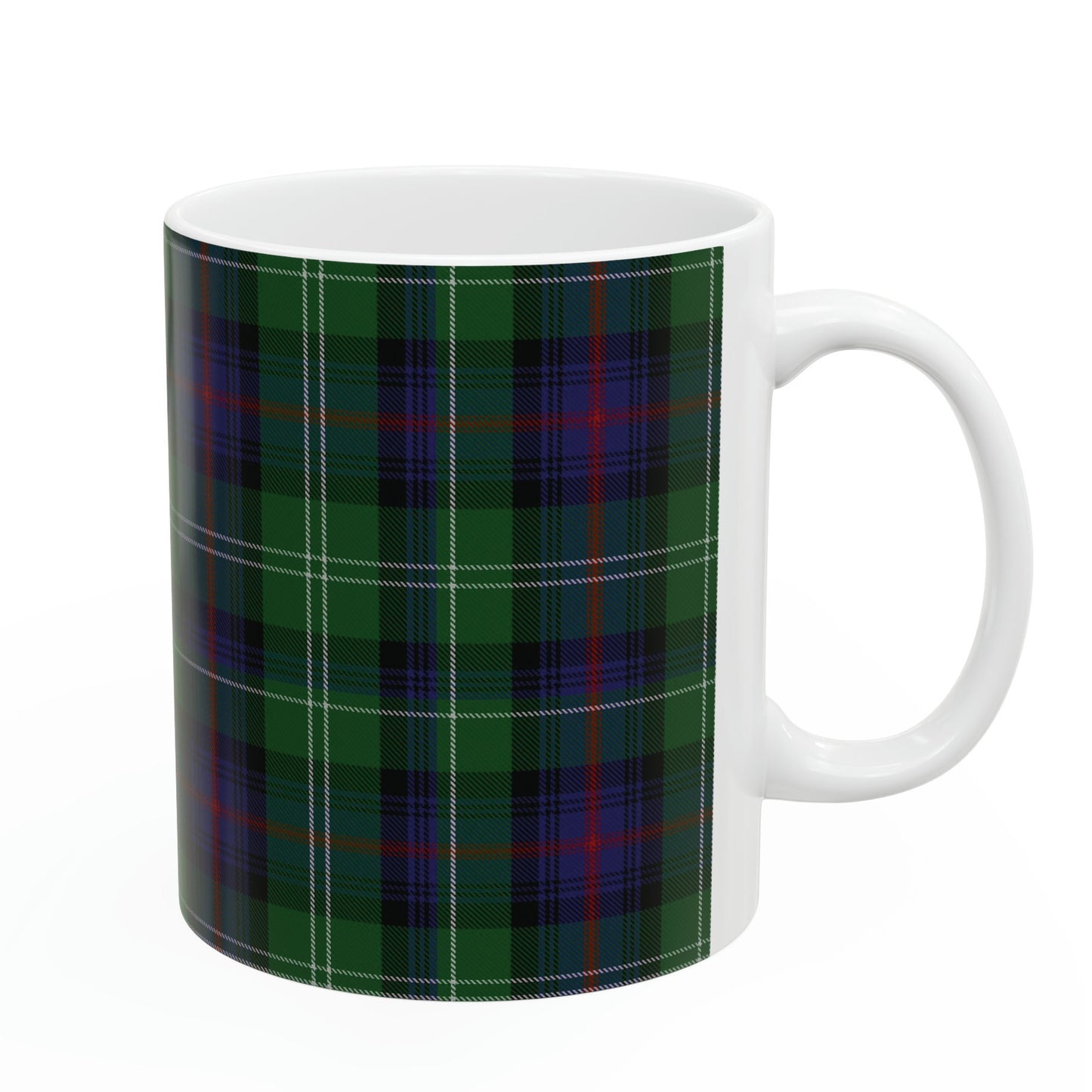 Sutherland clan. The elegant and colourful tartan on this mug is taken from the Scottish Register of Tartans based in Scotland.