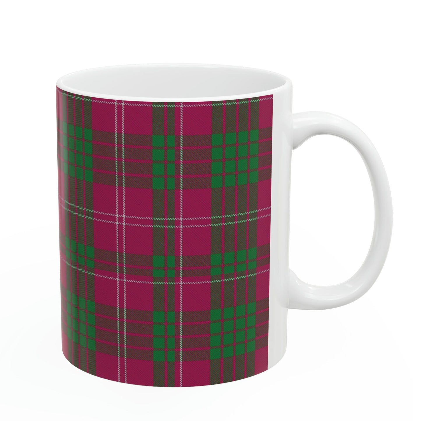 Crawford clan. The elegant and colourful tartan on this mug is taken from the Scottish Register of Tartans based in Scotland.