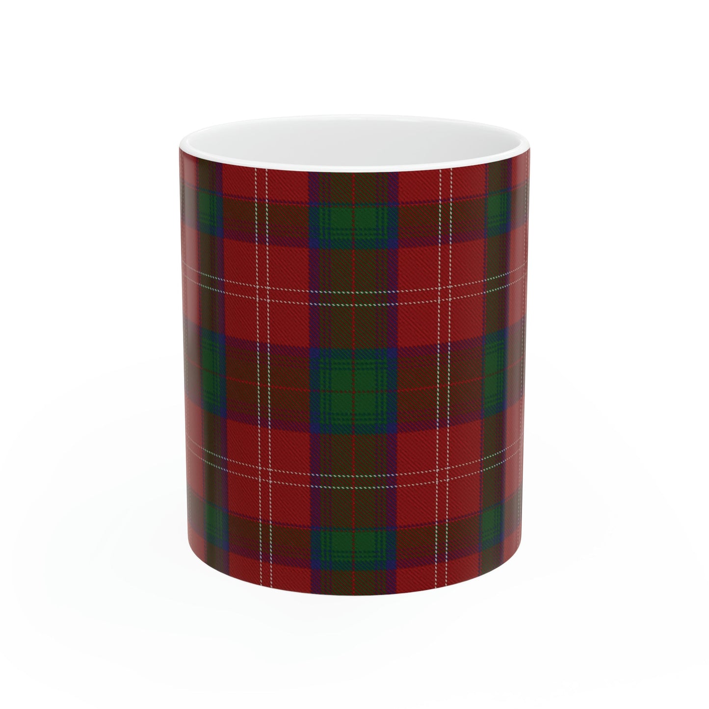 Chisholm 142 tartan The elegant and colourful tartan on this mug is taken from the Scottish Register of Tartans based in Scotland.
