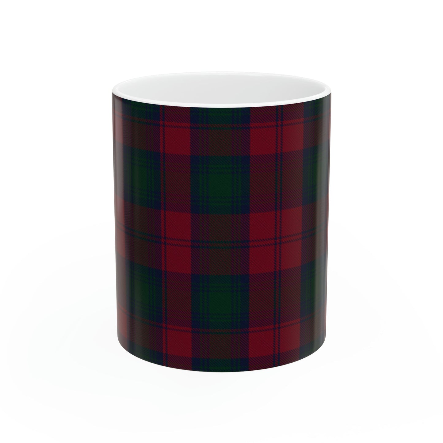 Lindsay clan tartan 2 . The elegant and colourful tartan on this mug is taken from the Scottish Register of Tartans based in Scotland.