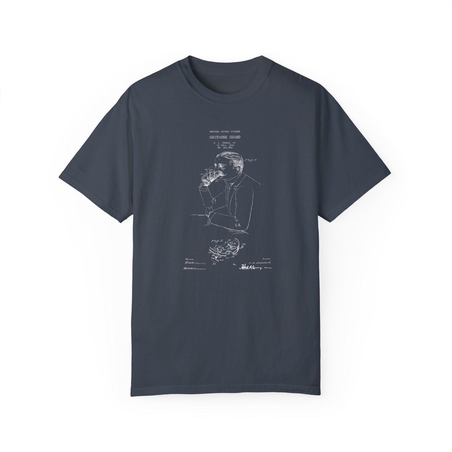 a t - shirt with a drawing of a man's face