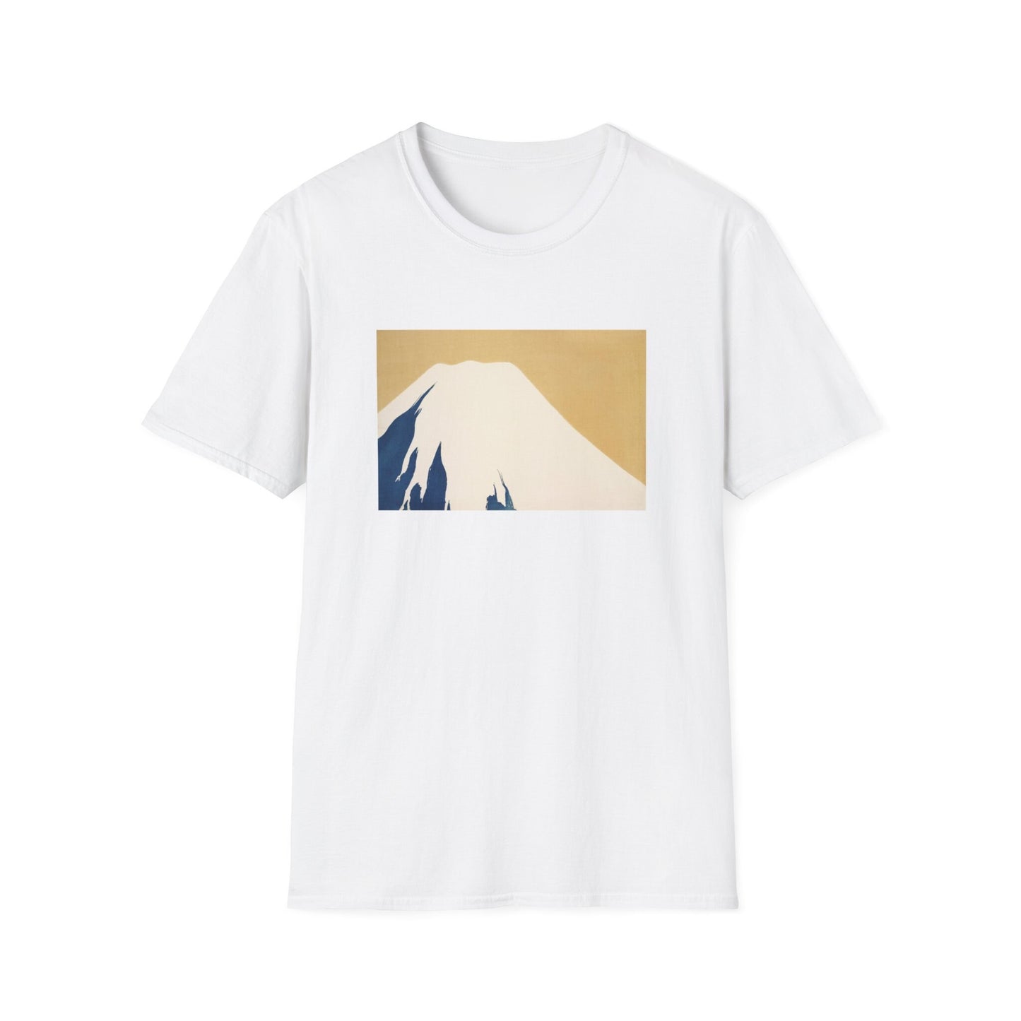 Kamisaka Sekka artist; Mount Fuji from Momoyogusa Flowers of a Hundred Generations T shirt from famous Japanese woodblock print
