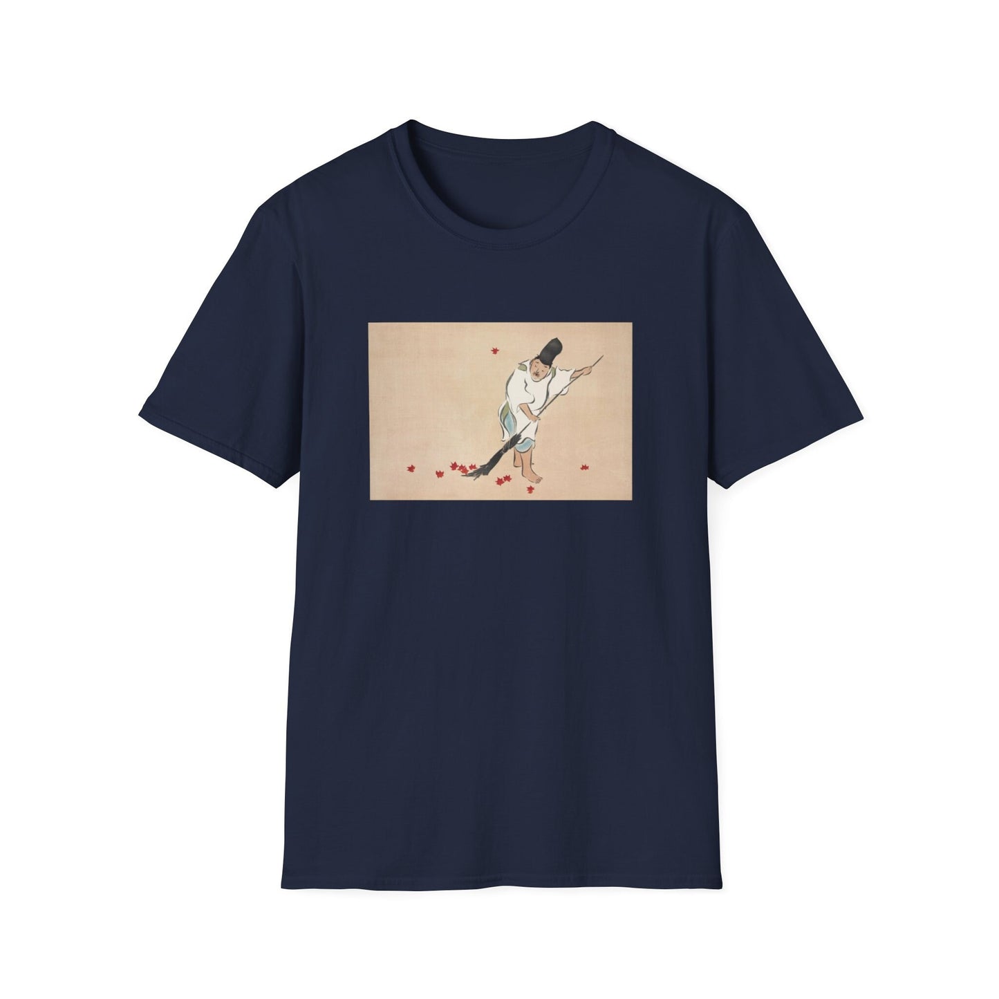 Kamisaka Sekka artist; Raking from Momoyogusa Flowers of a Hundred Generations T shirt from famous Japanese woodblock print