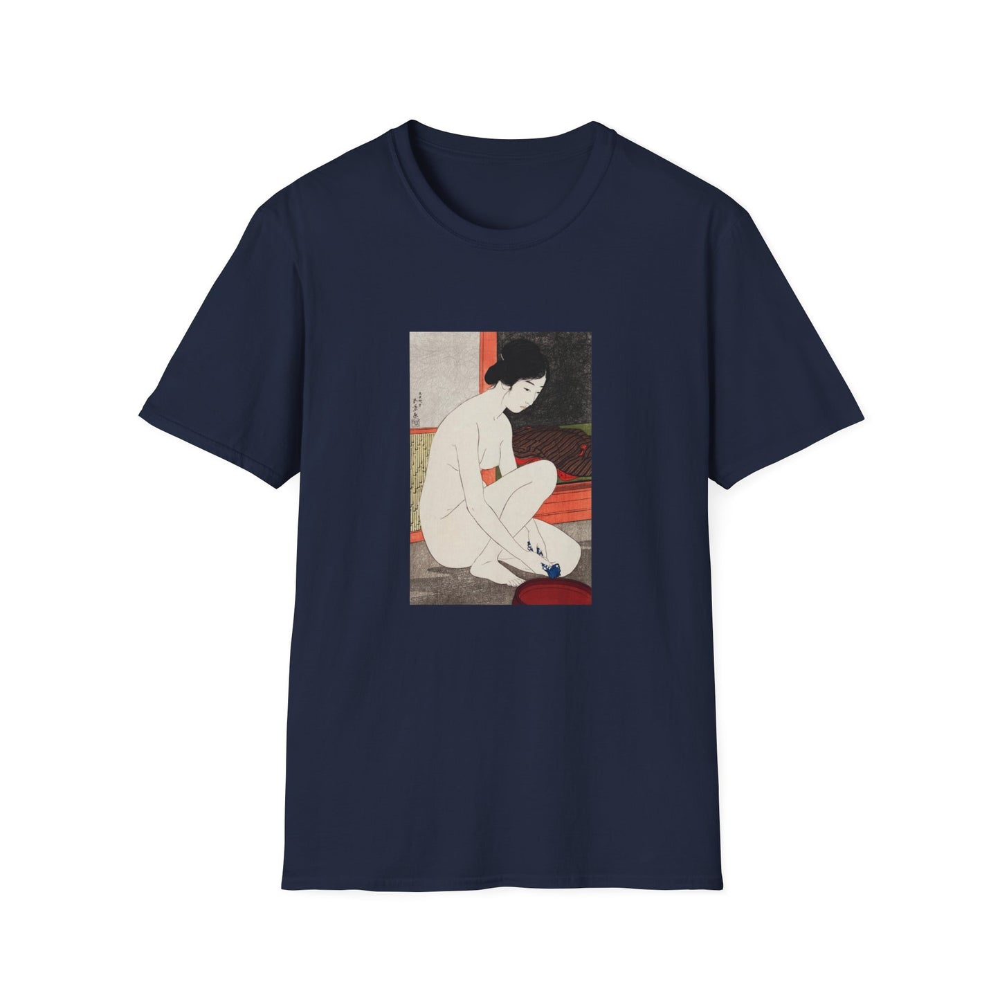 Yokugo no onna (1915) by Goyo Hashiguchi. japanese woodblock T shirt from famous Japanese woodblock print