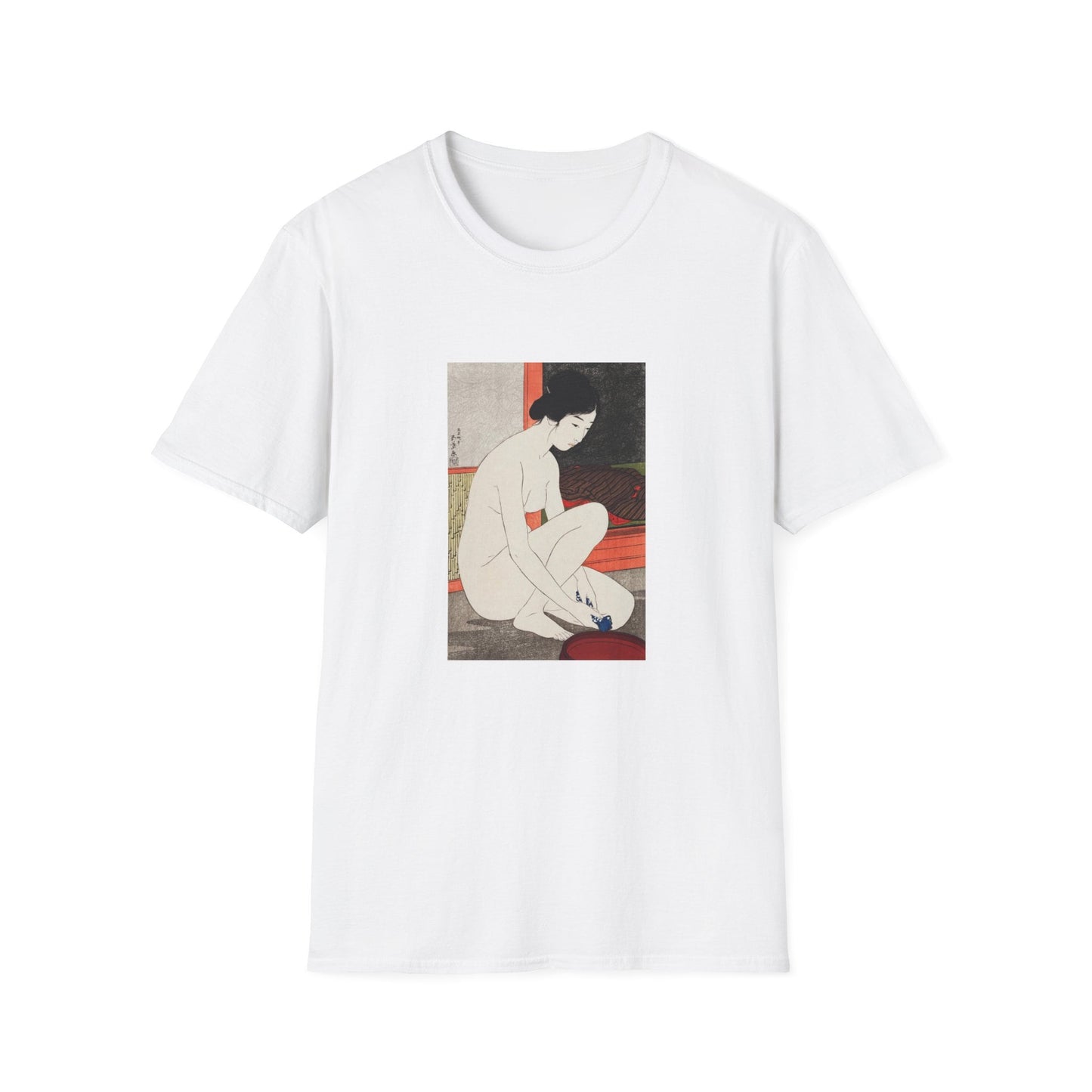 Yokugo no onna (1915) by Goyo Hashiguchi. japanese woodblock T shirt from famous Japanese woodblock print