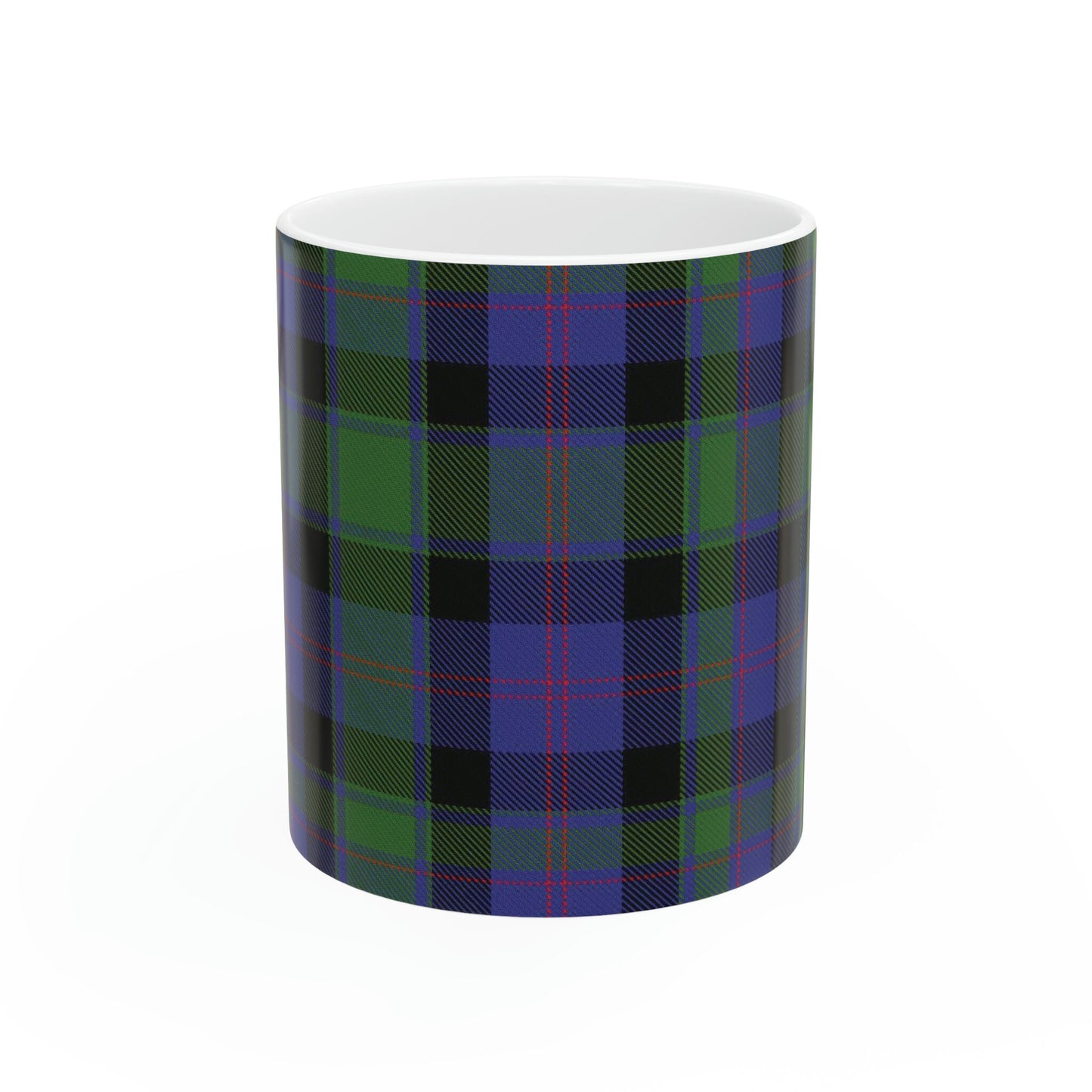 MacTaggart clan. The elegant and colourful tartan on this mug is taken from the Scottish Register of Tartans based in Scotland.