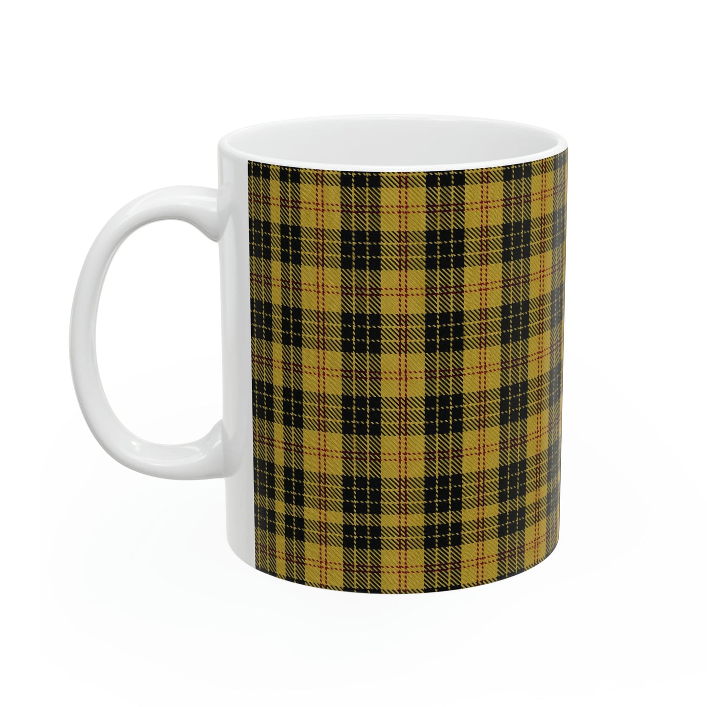 MacLeod clan. The elegant and colourful tartan on this mug is taken from the Scottish Register of Tartans based in Scotland.