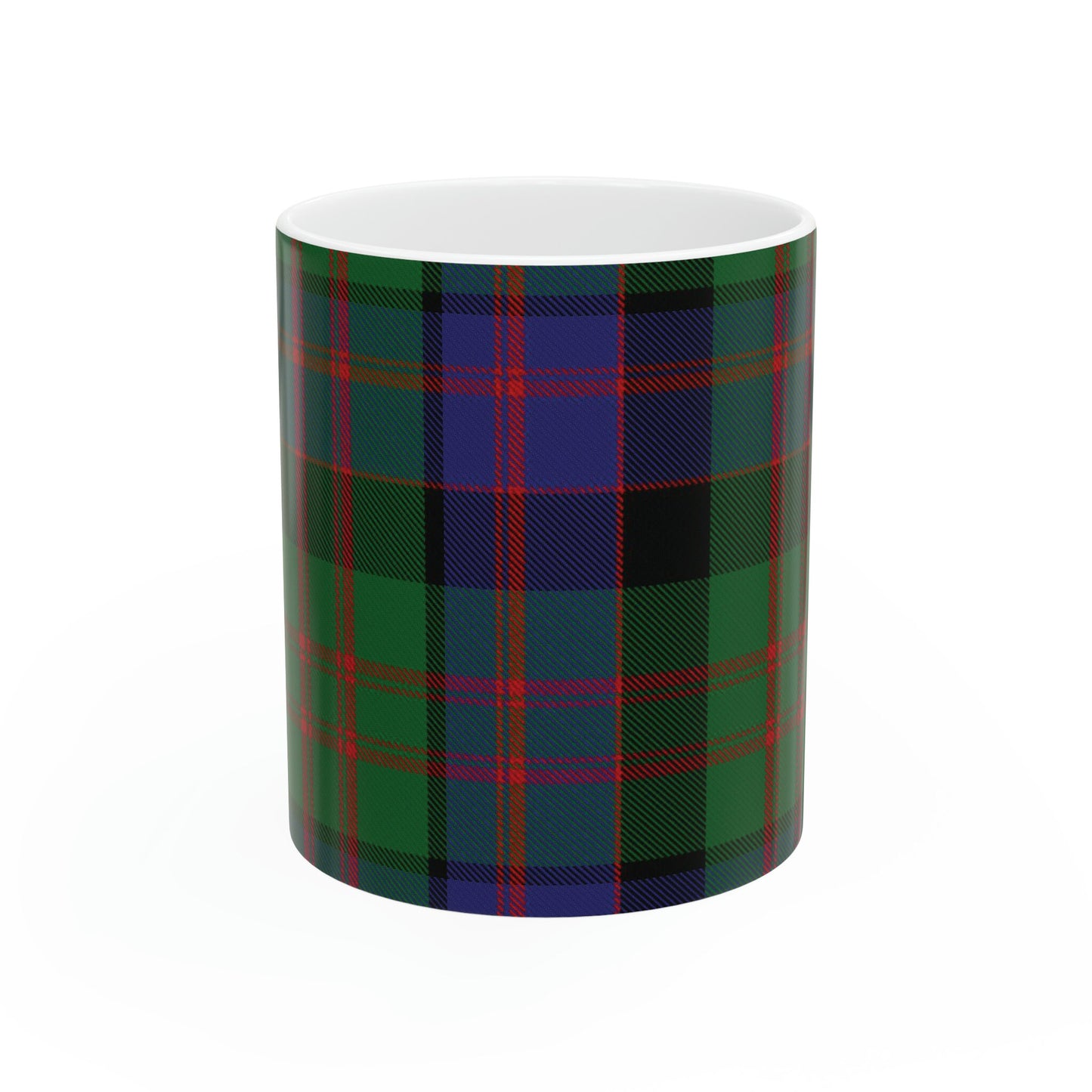 MacDonald clan. The elegant and colourful tartan on this mug is taken from the Scottish Register of Tartans based in Scotland.