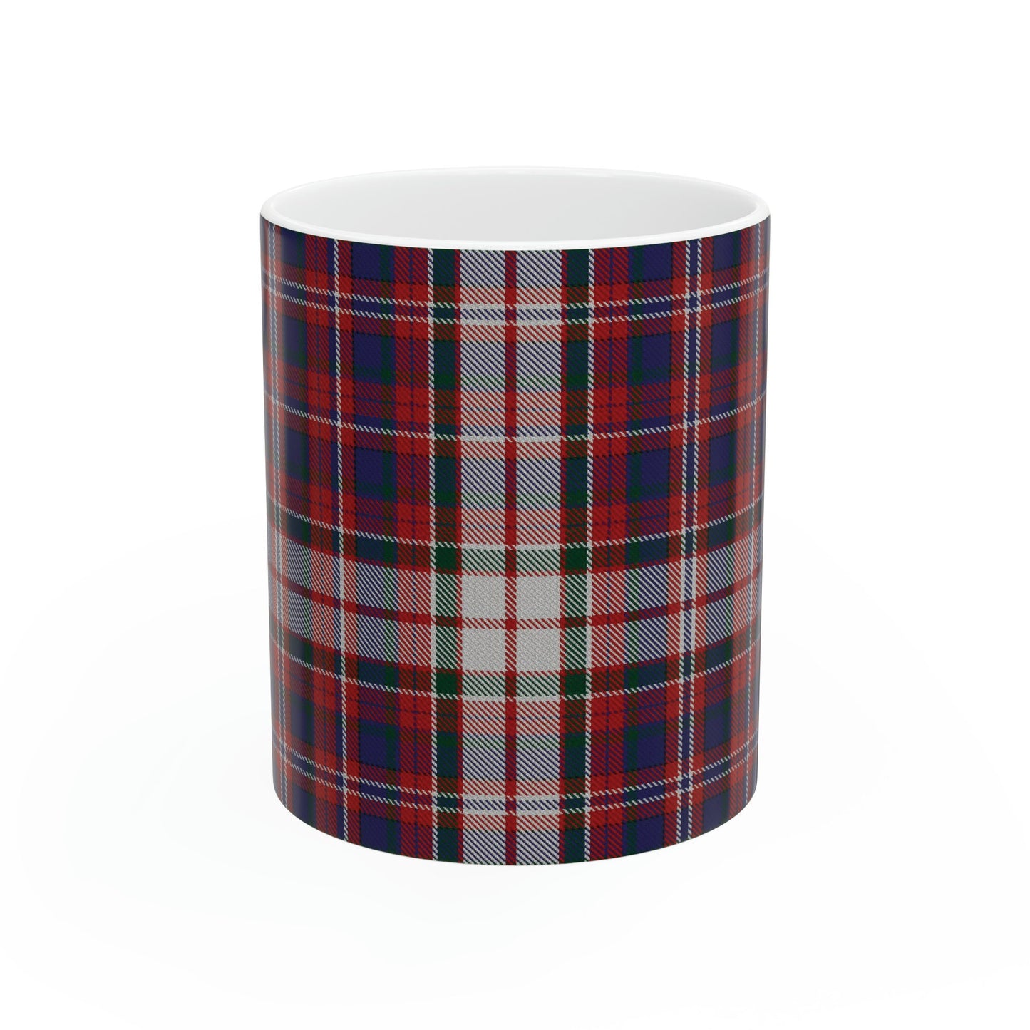 MacFarlane dress. The elegant and colourful tartan on this mug is taken from the Scottish Register of Tartans based in Scotland.