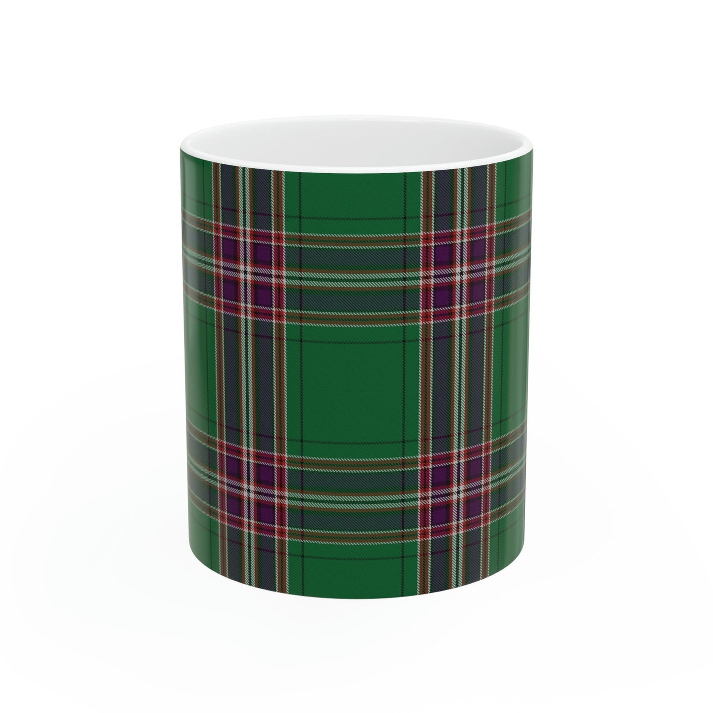 MacFarlane hunting. The elegant and colourful tartan on this mug is taken from the Scottish Register of Tartans based in Scotland.