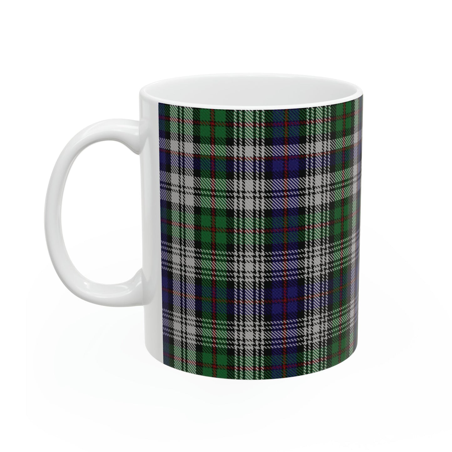 MacKinlay dress. The elegant and colourful tartan on this mug is taken from the Scottish Register of Tartans based in Scotland.