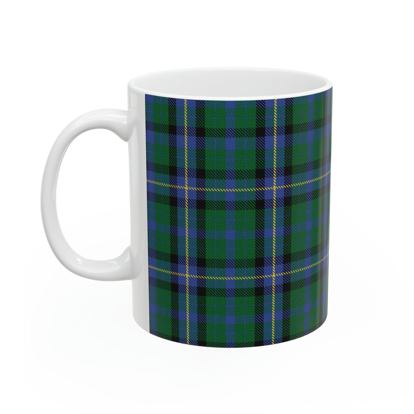 Mackay clan. The elegant and colourful tartan on this mug is taken from the Scottish Register of Tartans based in Scotland.