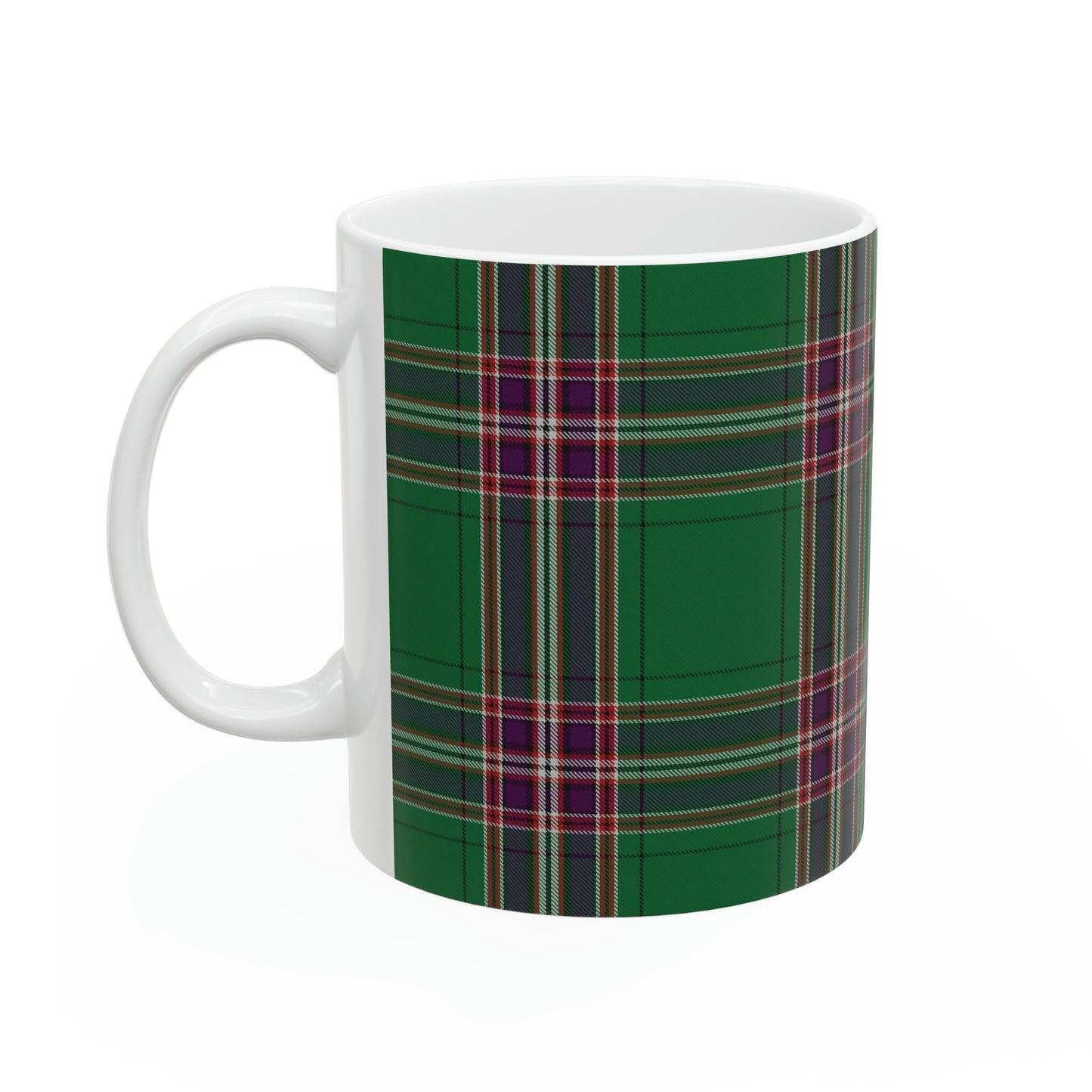 MacFarlane hunting. The elegant and colourful tartan on this mug is taken from the Scottish Register of Tartans based in Scotland.