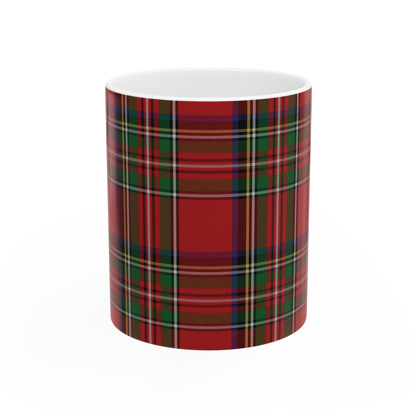 Stewart royal. The elegant and colourful tartan on this mug is taken from the Scottish Register of Tartans based in Scotland.