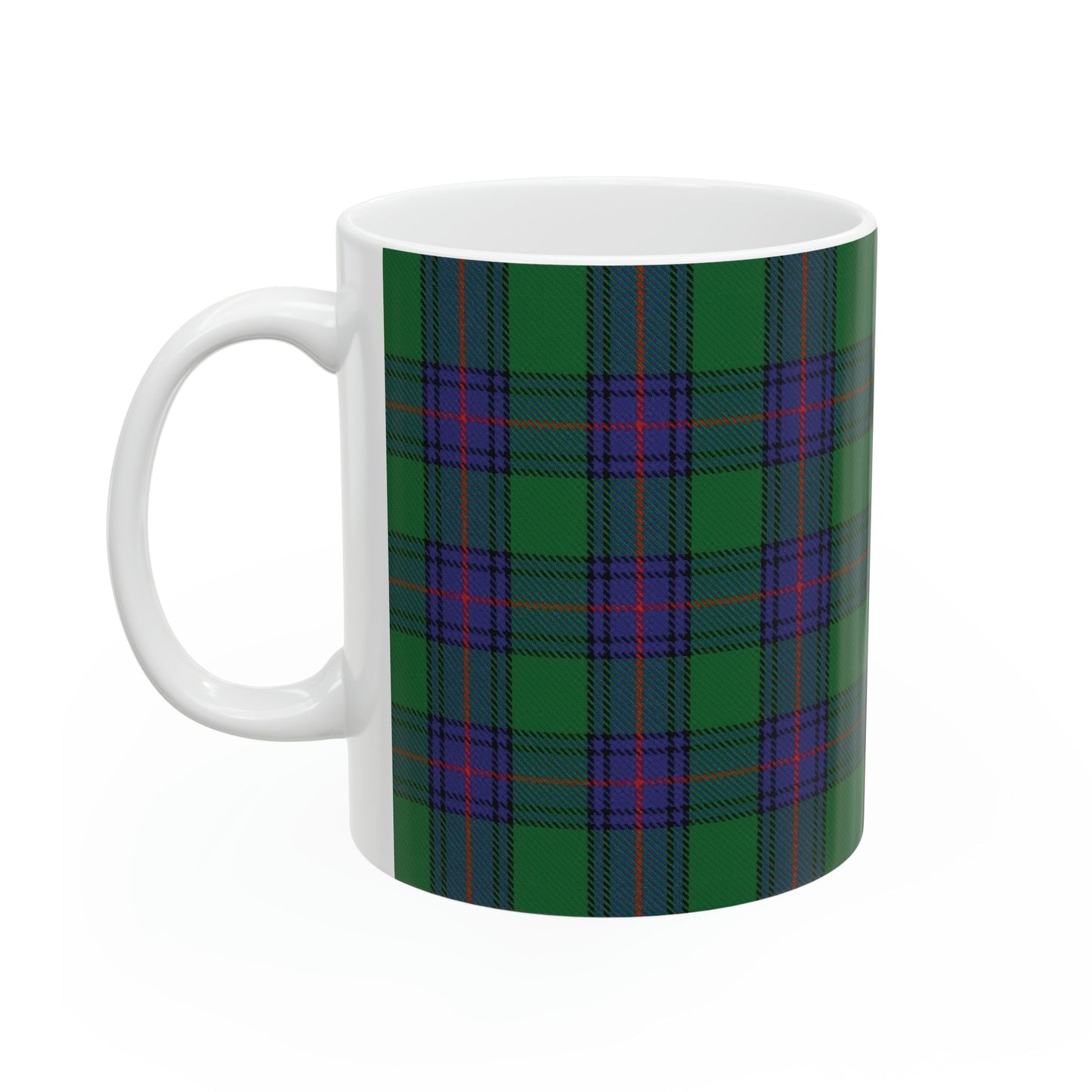 Shaw clan. The elegant and colourful tartan on this mug is taken from the Scottish Register of Tartans based in Scotland.
