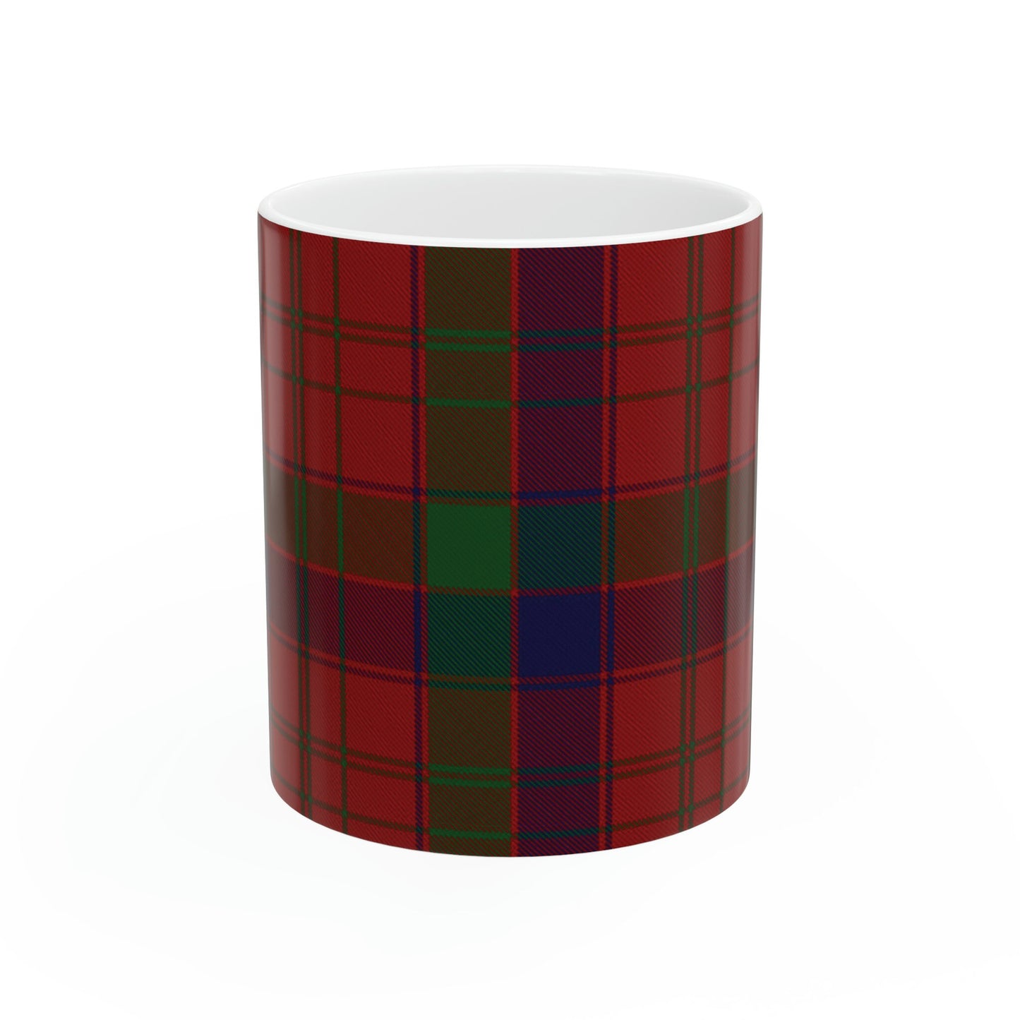 Robertson clan. The elegant and colourful tartan on this mug is taken from the Scottish Register of Tartans based in Scotland.