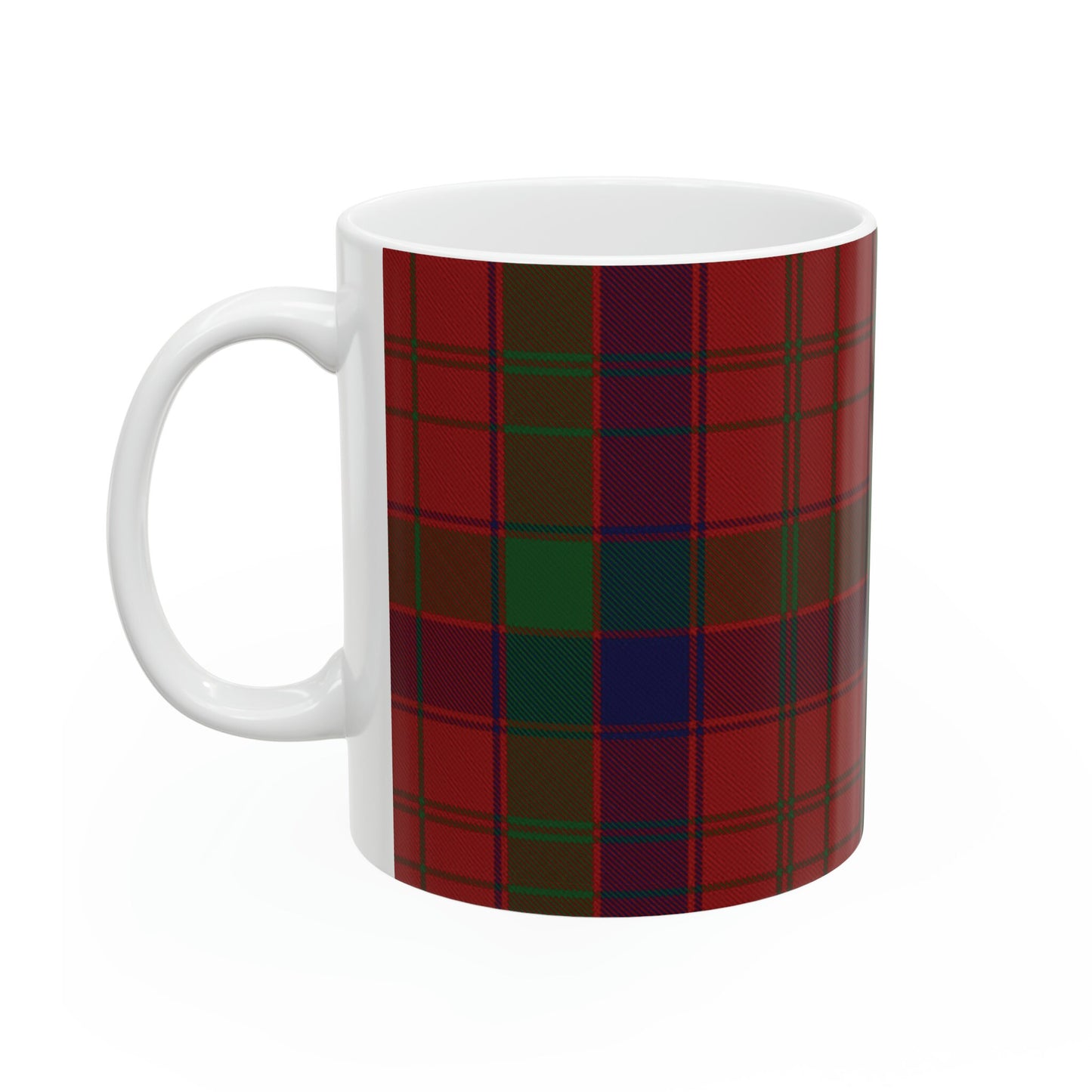 Robertson clan. The elegant and colourful tartan on this mug is taken from the Scottish Register of Tartans based in Scotland.